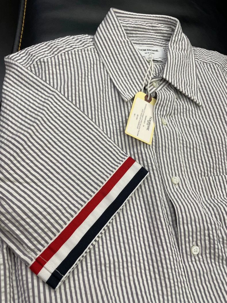 Thom Browne Thom Browne short sleeve shirt Size US S / EU 44-46 / 1 - 9 Thumbnail