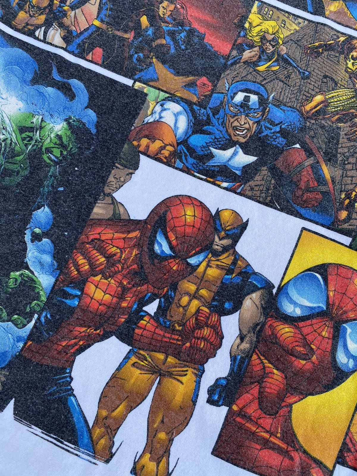Marvel Comics × Vintage Vintage Rare Marvel Spiderman Wolverine X-Men Avengers Size US L / EU 52-54 / 3 - 5 Thumbnail