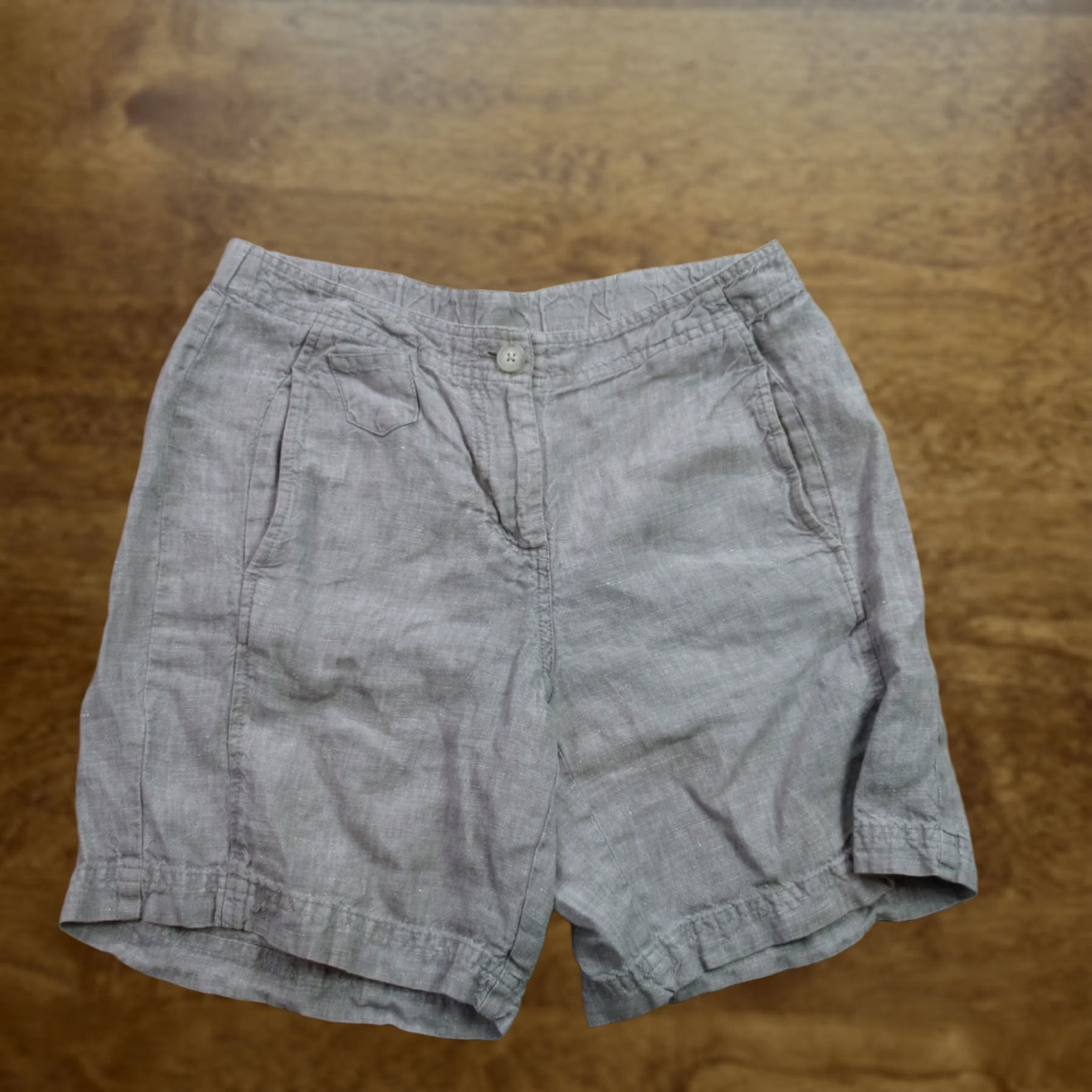 J. Jill J Jill Shorts 6 Gray Chino Lightweight Outdoors Pockets Casual Womens Size 28" / US 6 / IT 42 - 1 Thumbnail