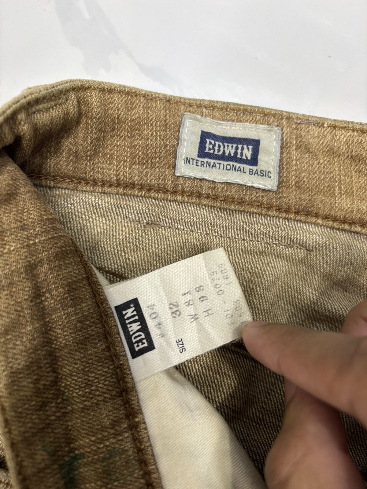 Kapital 🔥RARE EDWIN RUSTY FADED BROWN LOOSE FIT DENIM JEANS Size US 32 / EU 48 - 11 Thumbnail