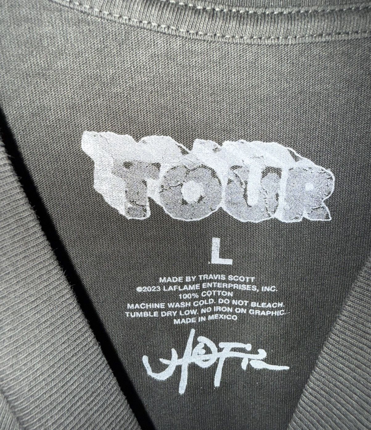 Travis Scott UTOPIA IS IN NEW YORK CITY TEE Size US L / EU 52-54 / 3 - 3 Thumbnail