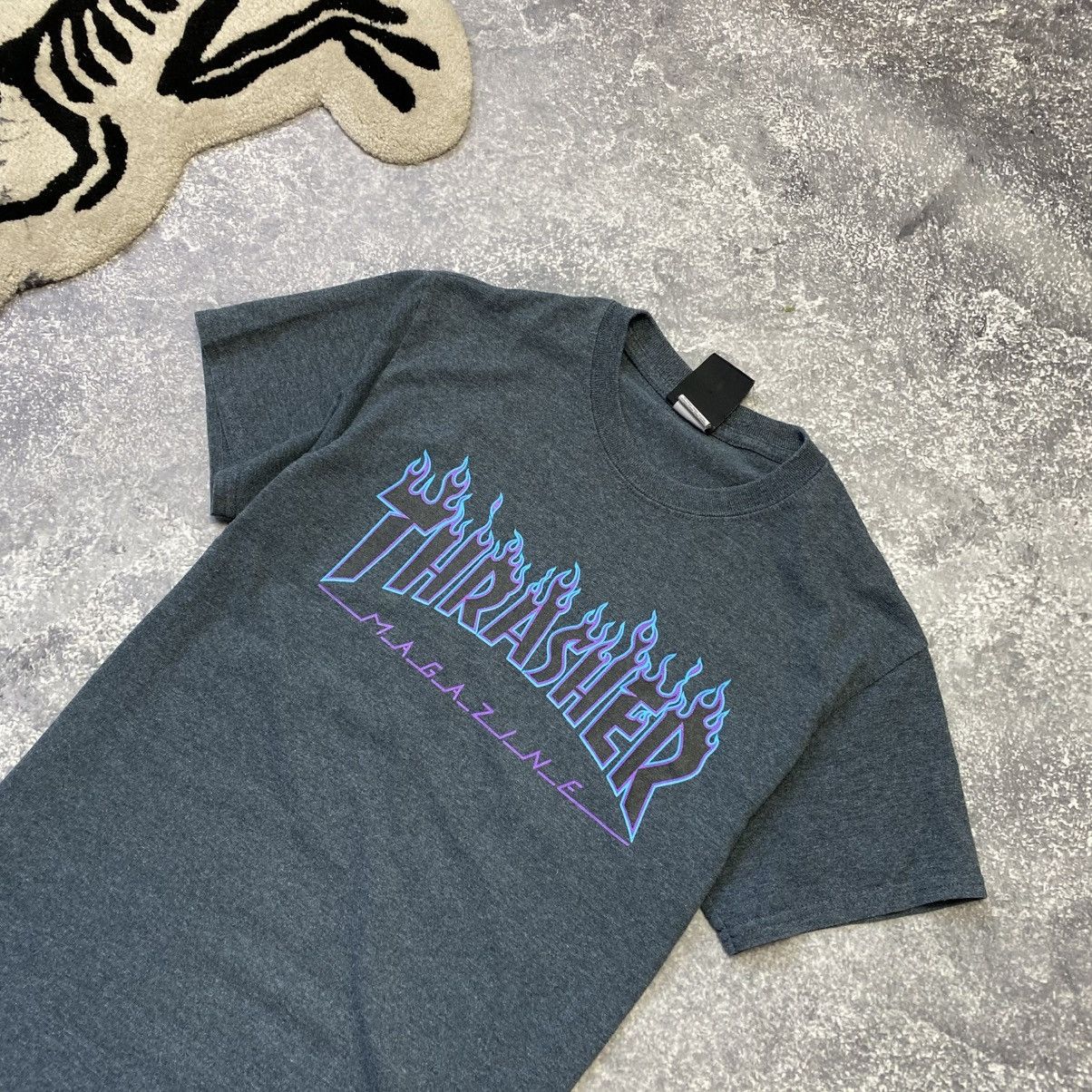 Thrasher Men’s Thrasher Skateboarding big logo sk8 y2k tee Size US S / EU 44-46 / 1 - 2 Thumbnail