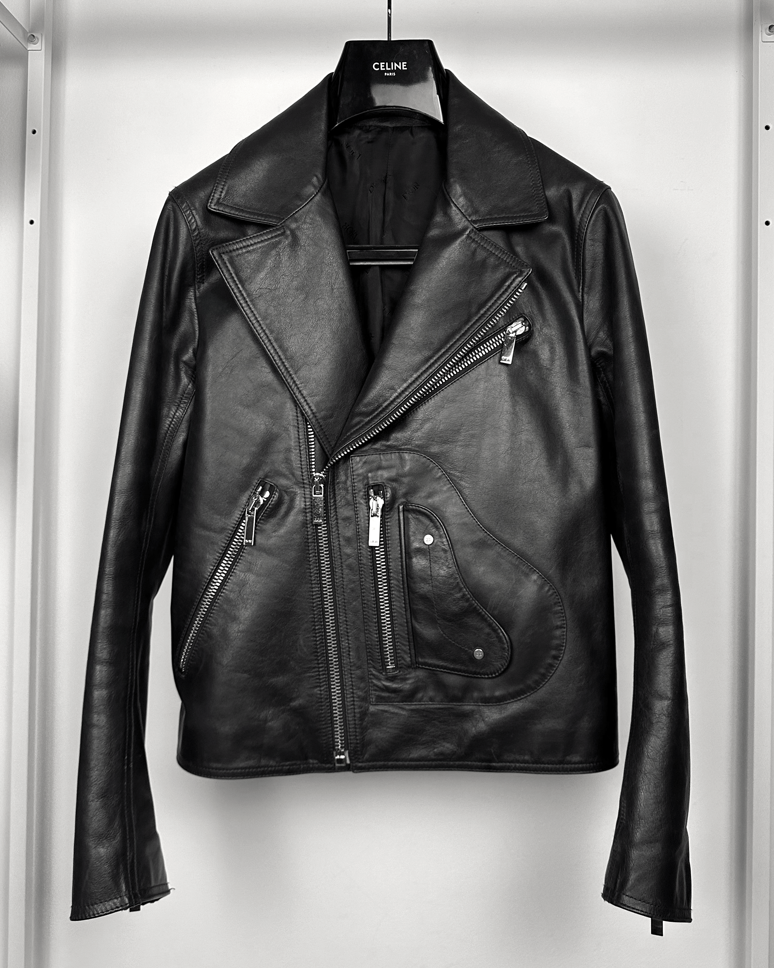 Dior Dior Homme Saddle Pocket Biker Leather Jacket Size US M / EU 48-50 / 2 - 3 Thumbnail