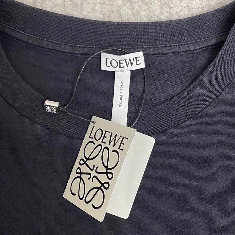Loewe loewe Navy blue patch large logo short sleeve 2506-Nextarro Size US S / EU 44-46 / 1 - 5 Thumbnail