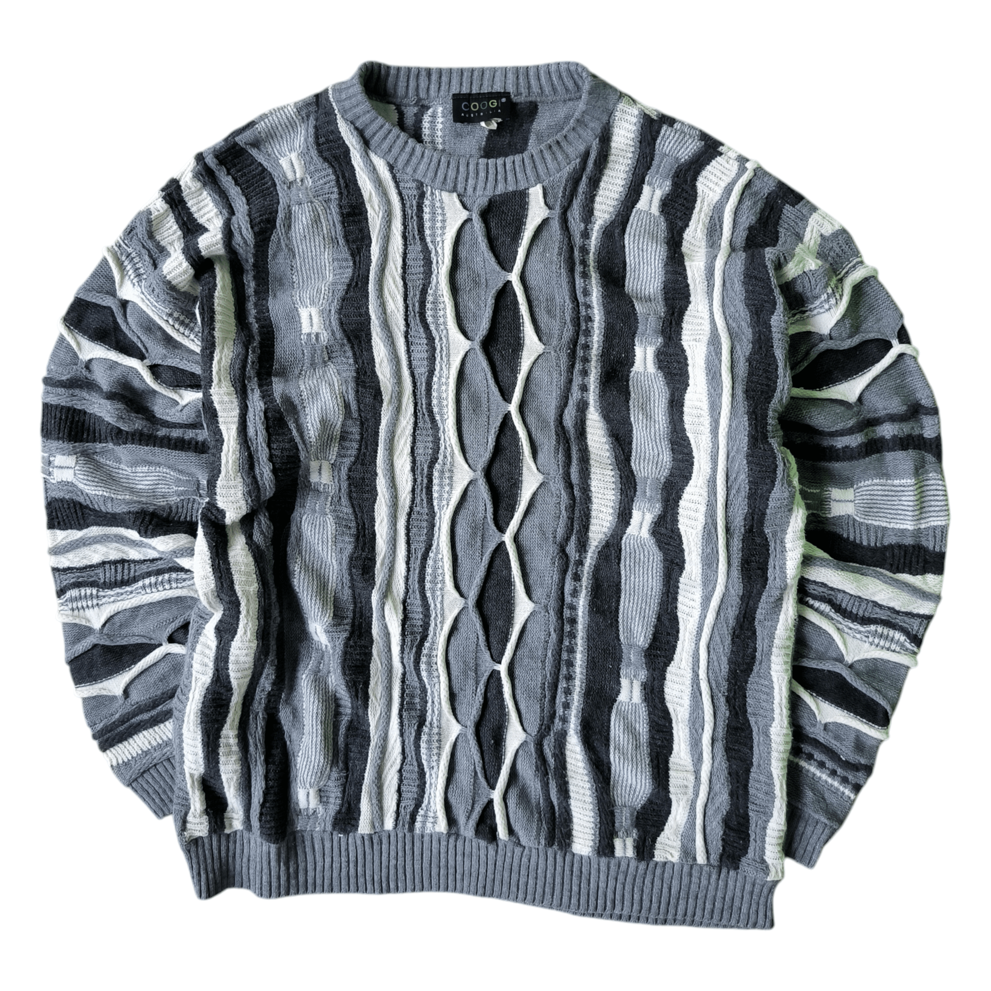 Coogi × Vintage Vintage 1990s Coogi 3D Cable Knitwear | Grailed