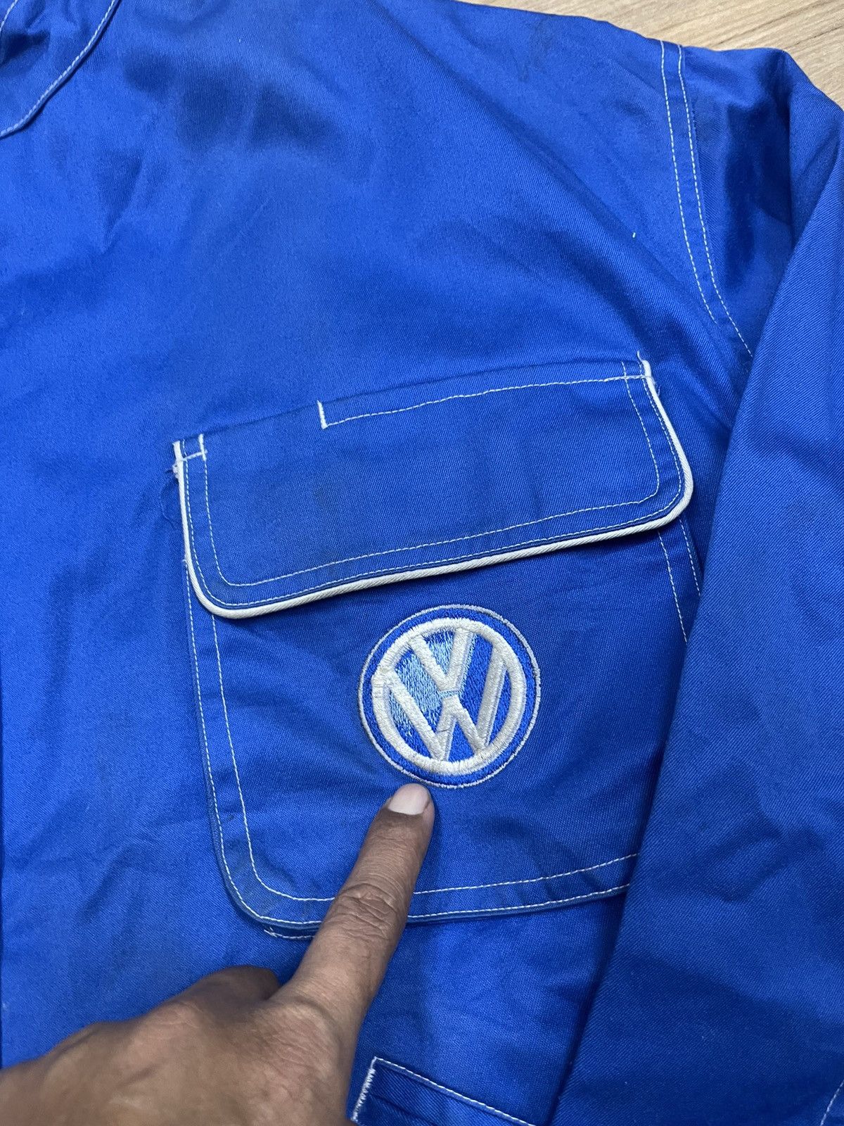 Vintage Vintage VOLKSWAGEN embroidery jacket Size US L / EU 52-54 / 3 - 4 Thumbnail
