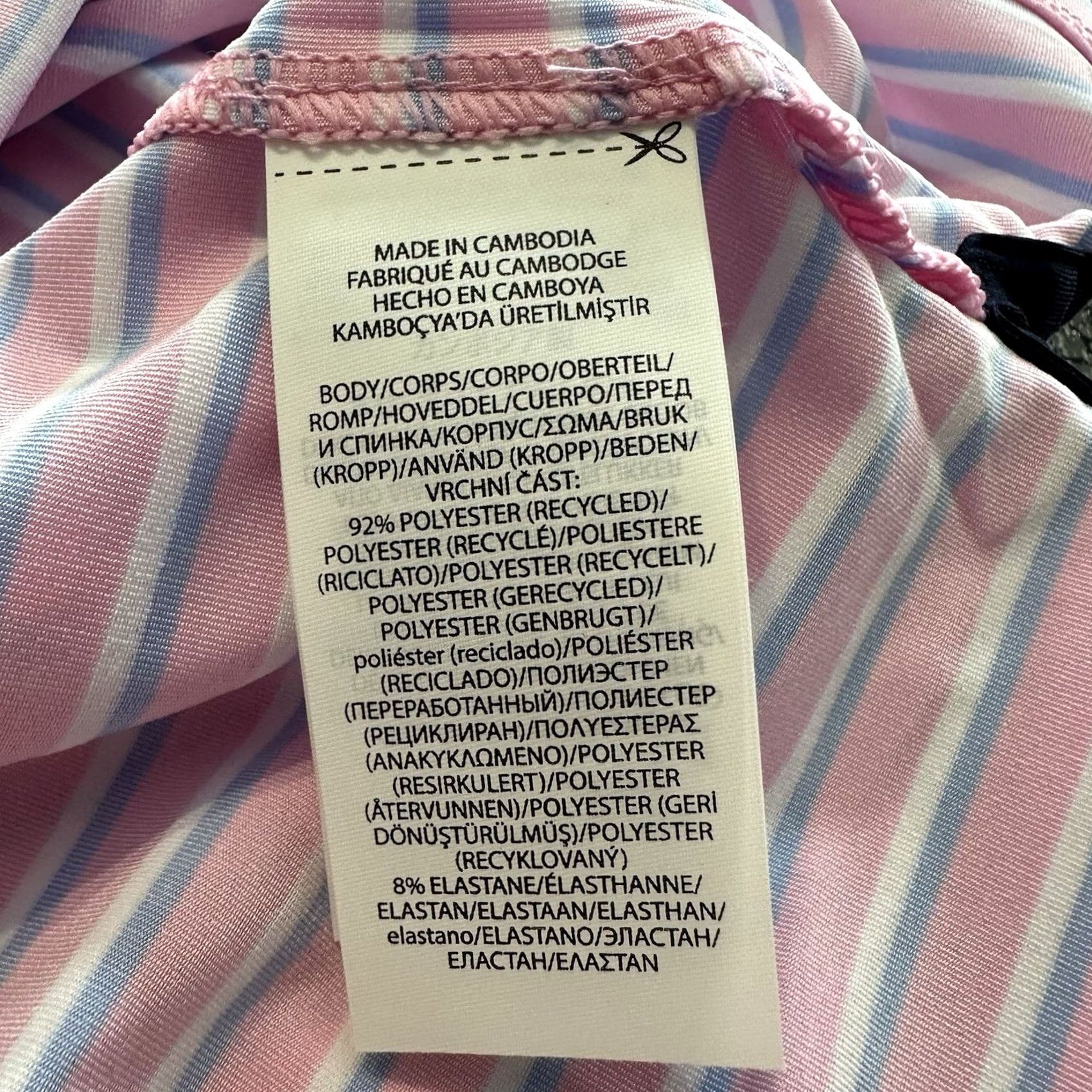Ralph Lauren Ralph Lauren RLX Polo Shirt Mens S Pink Striped Performance Classic Fit Polo Size US S / EU 44-46 / 1 - 8 Thumbnail