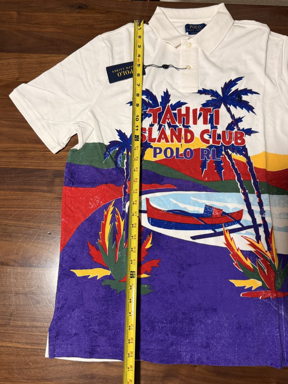 Polo Ralph Lauren Polo Ralph Lauren Classic Fit Mesh Graphic Shirt Size XL Size US XL / EU 56 / 4 - 10 Thumbnail