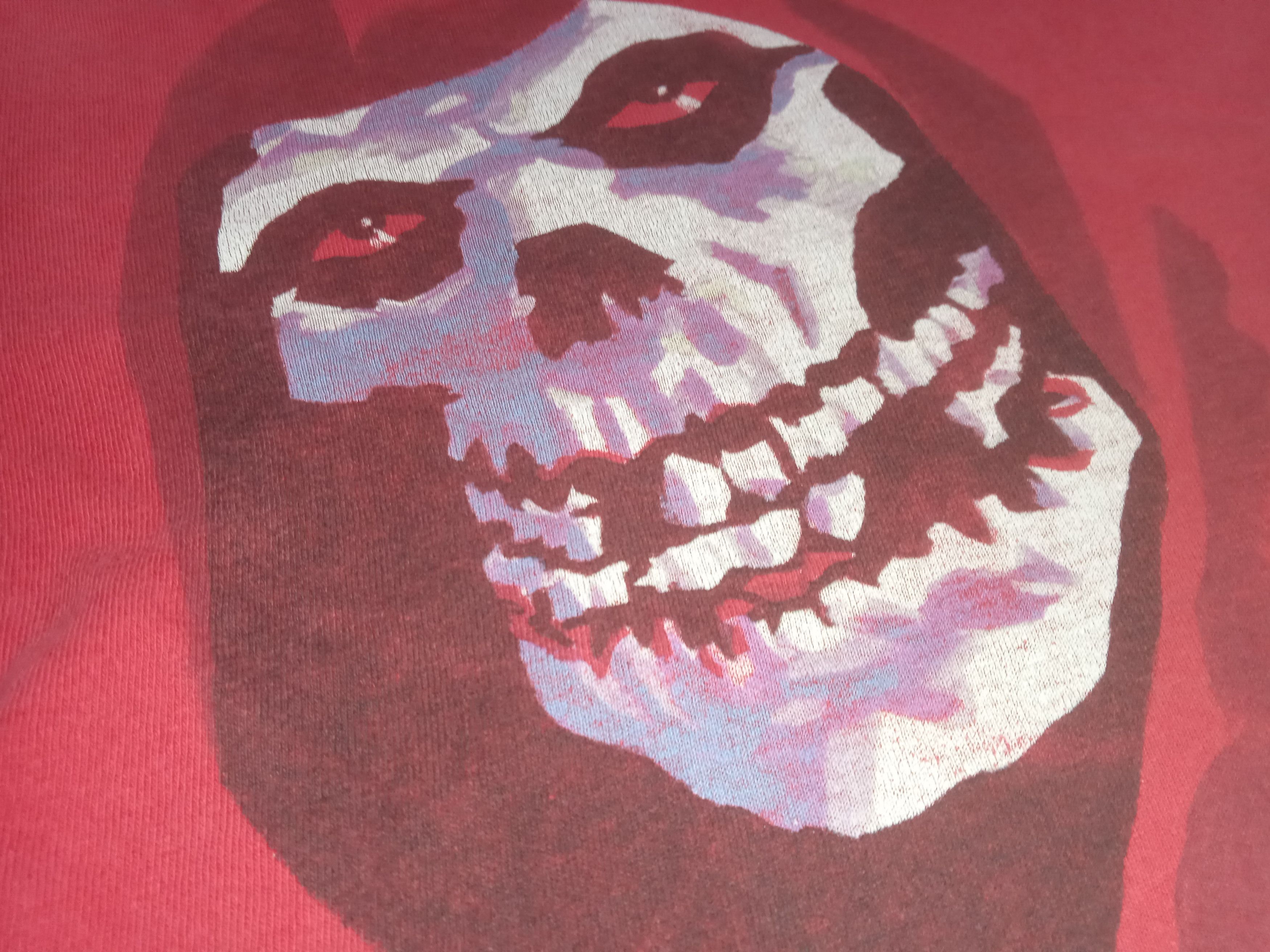 Band Tees Vintage 2000s Misfits T Shirt Thrashed Size US XL / EU 56 / 4 - 4 Thumbnail