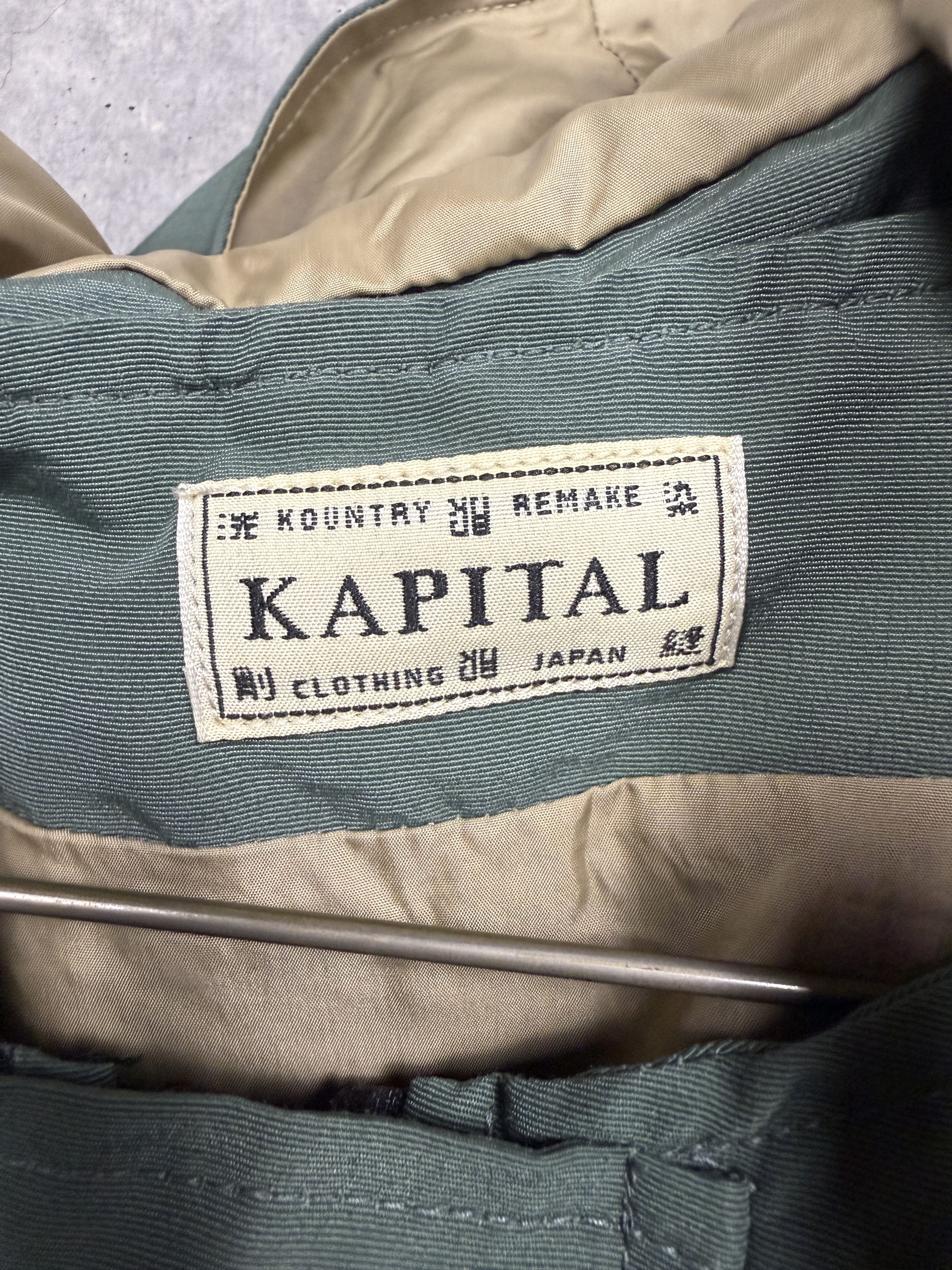 Kapital $781 Kapital 60/40 Cloth Hooded GALE Vest Size US XXL / EU 58 / 5 - 12 Thumbnail