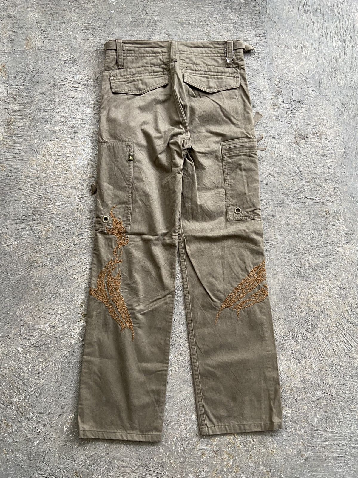 20471120 1990s 291295 Homme - Harajuku Style Cargo Bondage Pants Size US 30 / EU 46 - 11 Thumbnail