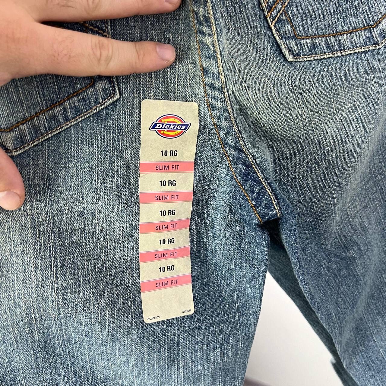 Dickies Crazy Denim Pants Slim Fit Dickies Vintage Jeans Y2k Style Size US 32 / EU 48 - 4 Thumbnail