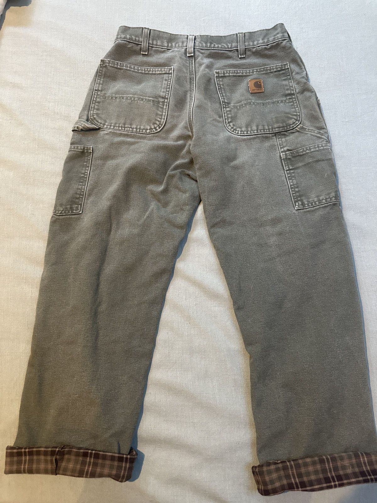 Carhartt Vintage Flannel Lined Carhart pants Size US 32 / EU 48 - 4 Thumbnail