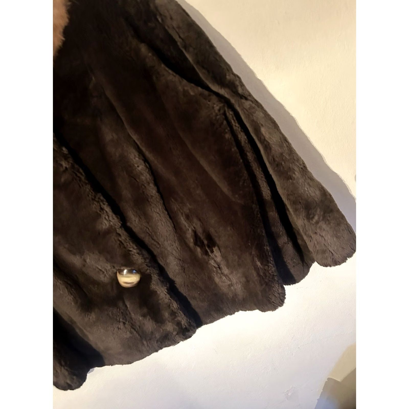 Vintage VINTAGE Rare Women's Jacket Short Brown Beaver Fur Evening Apparels M Womens Size 32" / US 10 / IT 46 - 4 Thumbnail