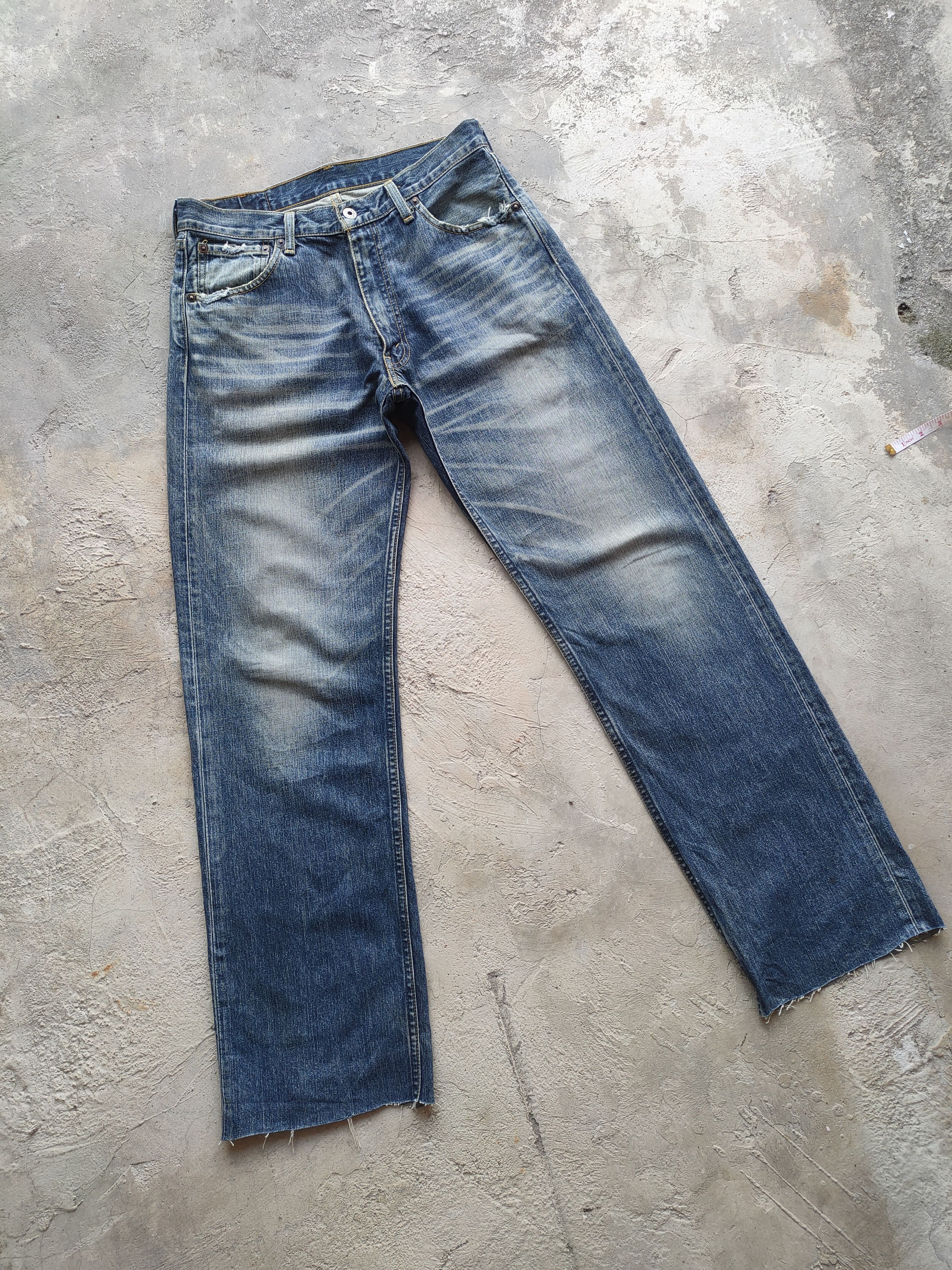 Jean × Levi's Vintage Clothing W31 VINTAGE LEVI'S 503 FADED DISTRESSED JEANS PANTS Size US 31 - 2 Thumbnail