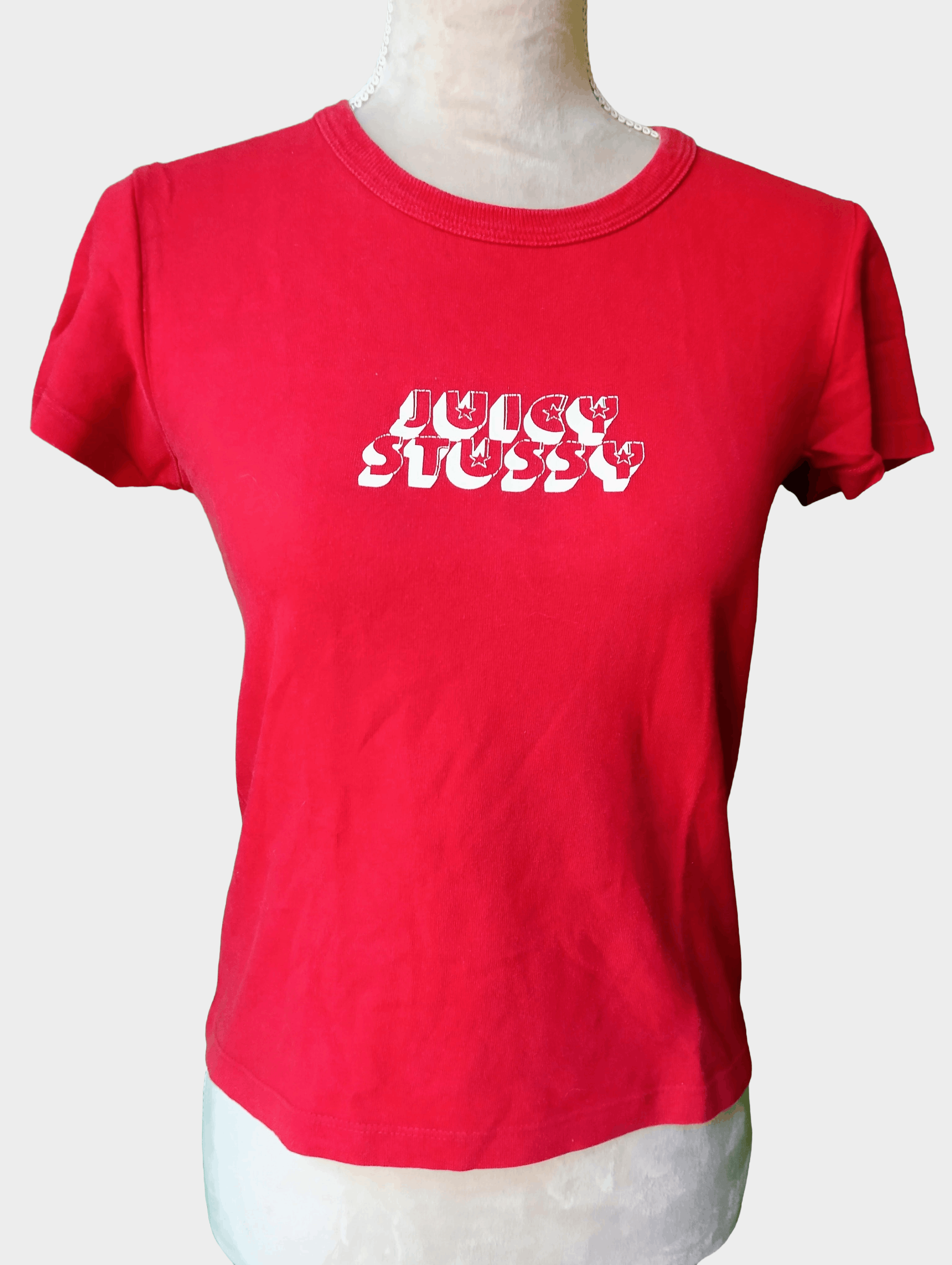 Stussy Vintage 90s Stussy "Juicy Stars" Baby Tee - Made in USA Size S / US 4 / IT 40 - 3 Thumbnail