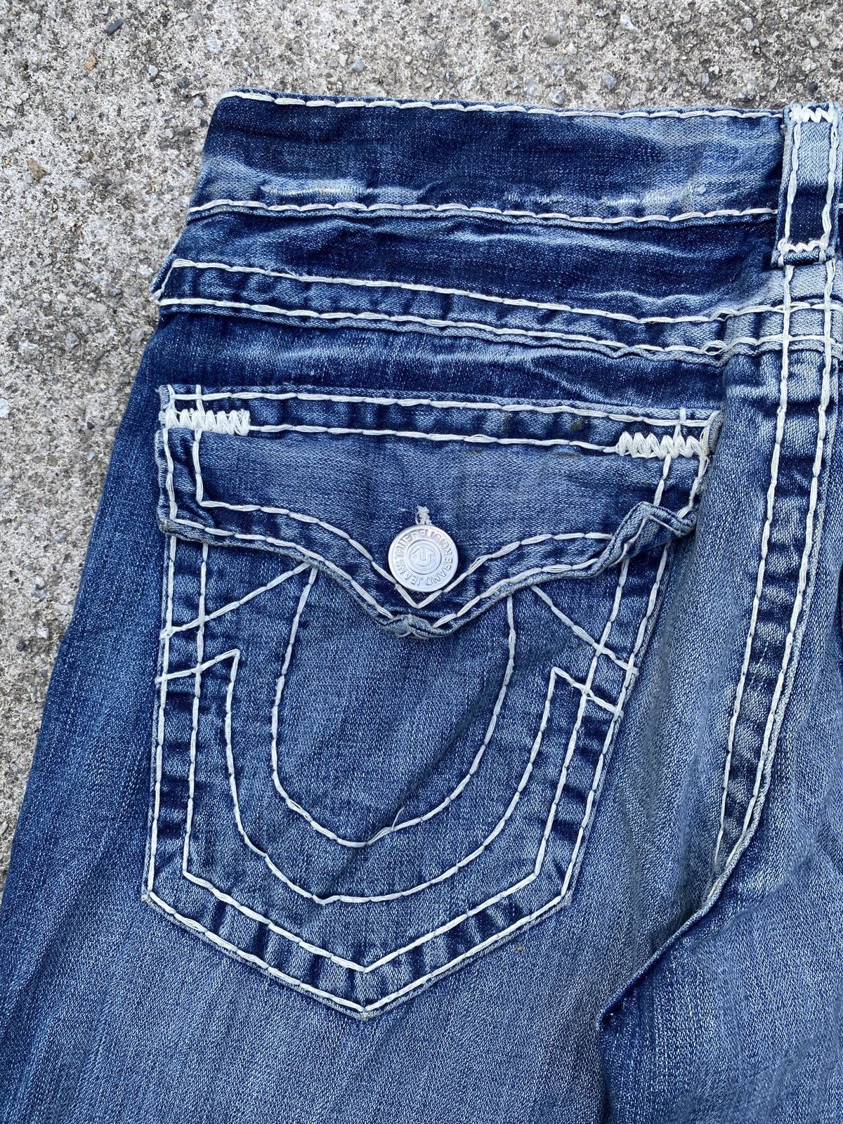 Japanese Brand × Tornado Mart × True Religion 1990s - True Religion Flare Jeans Size US 34 / EU 50 - 16 Thumbnail