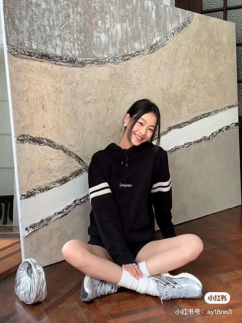 Saint Laurent Paris Saint Laurent Paris Black hooded sweatshirt-2506 Size US M / EU 48-50 / 2 - 6 Thumbnail