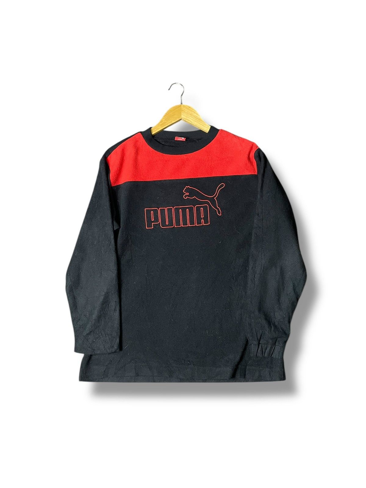 Puma × Vintage Puma Fleece Pullover Sweaters (40) Size US S / EU 44-46 / 1 - 1 Thumbnail