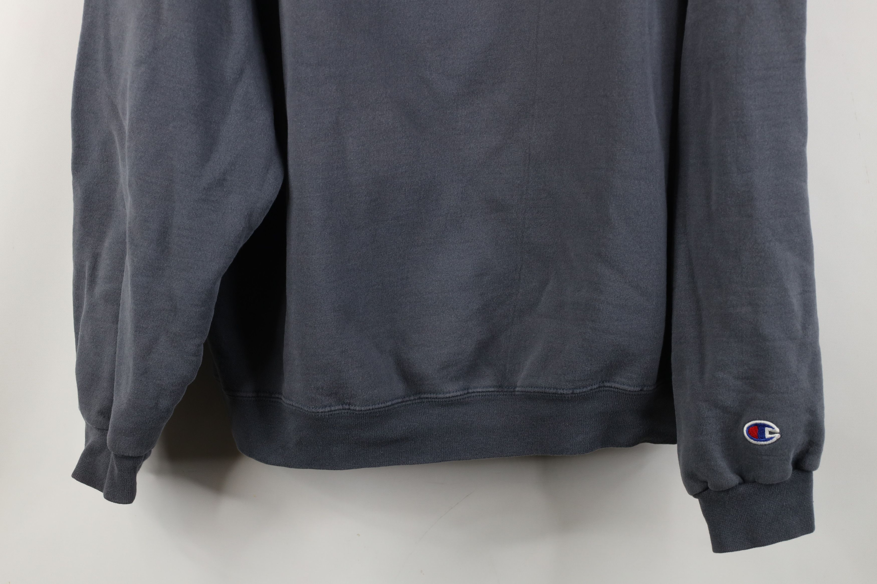 Champion Vintage 90s Champion Crewneck Sweatshirt Steel Blue Size US L / EU 52-54 / 3 - 3 Thumbnail
