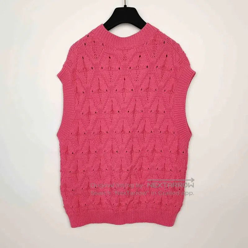 Louis Vuitton Louis Vuitton Pink Knit Men’s Sweater Vest . Size US M / EU 48-50 / 2 - 2 Thumbnail