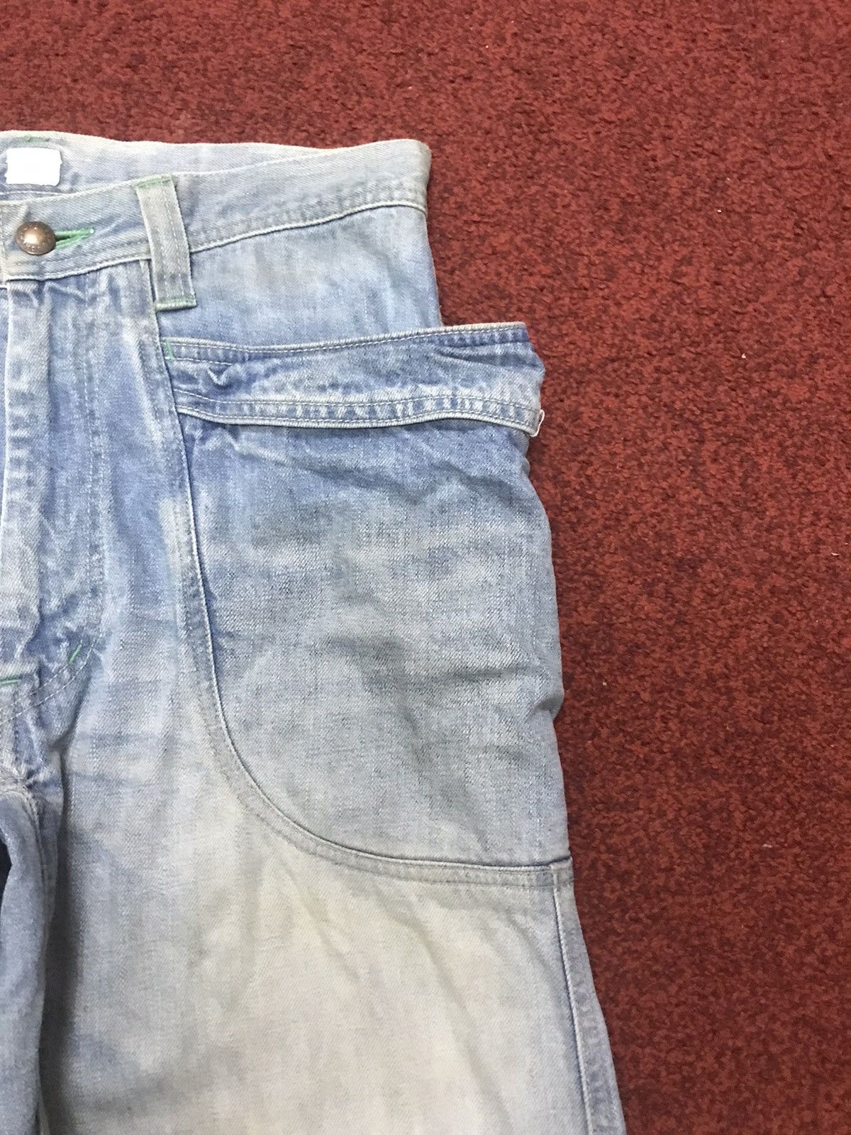 Japanese Brand GO HEMP Japan Archival Gardener Jeans Size US 29 - 2 Thumbnail