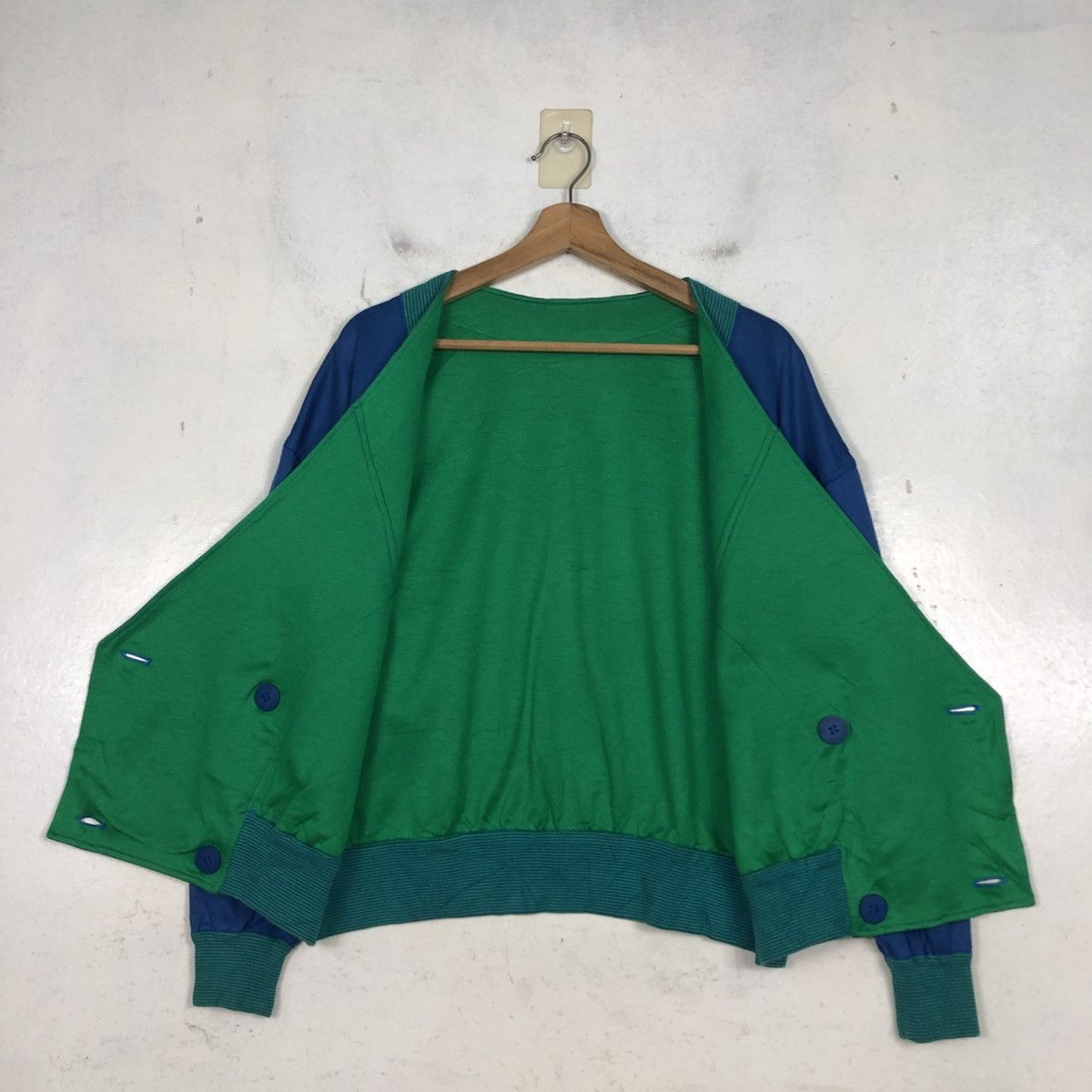 Issey Miyake 📌Reversible Bomber Jacket Cardigan Micmac Multi Color Size US M / EU 48-50 / 2 - 15 Thumbnail