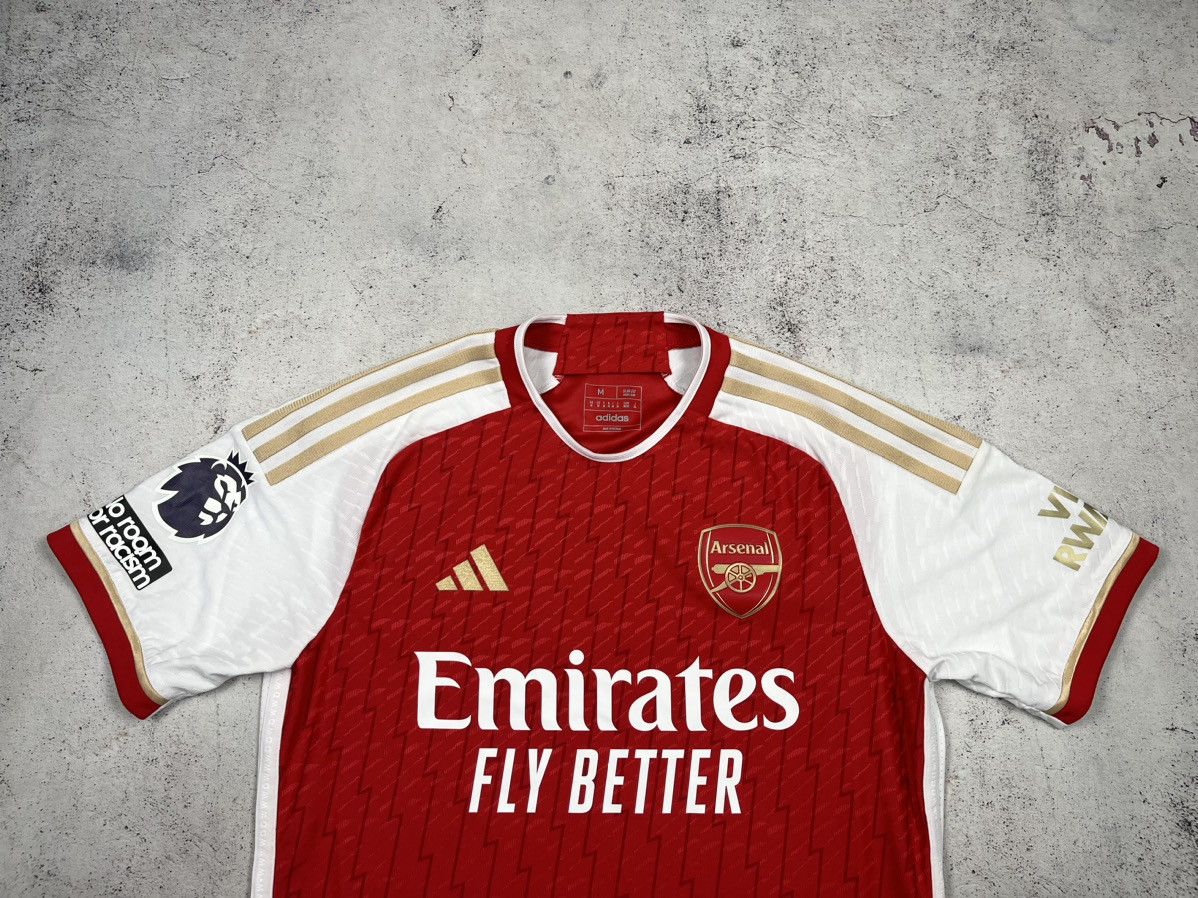 Adidas Adidas Arsenal 2023/24 Soccer Jersey #25 M.Elneny Match Worn Size US M / EU 48-50 / 2 - 2 Thumbnail