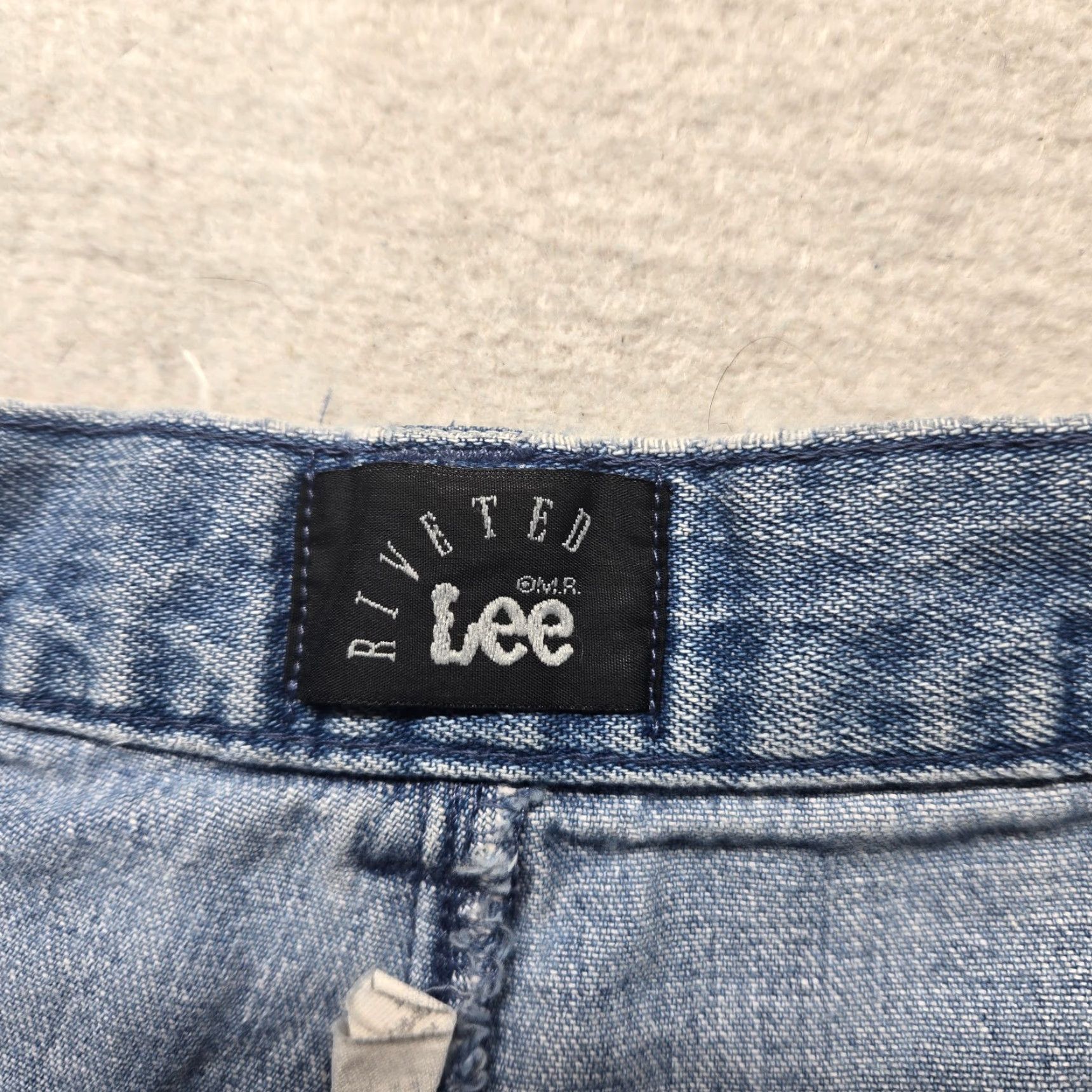 Lee Lee Blue Denim Jean Shorts High Rise Stretch Elastic Adult Women's Size 38 Size 26" / US 2 / IT 38 - 2 Thumbnail