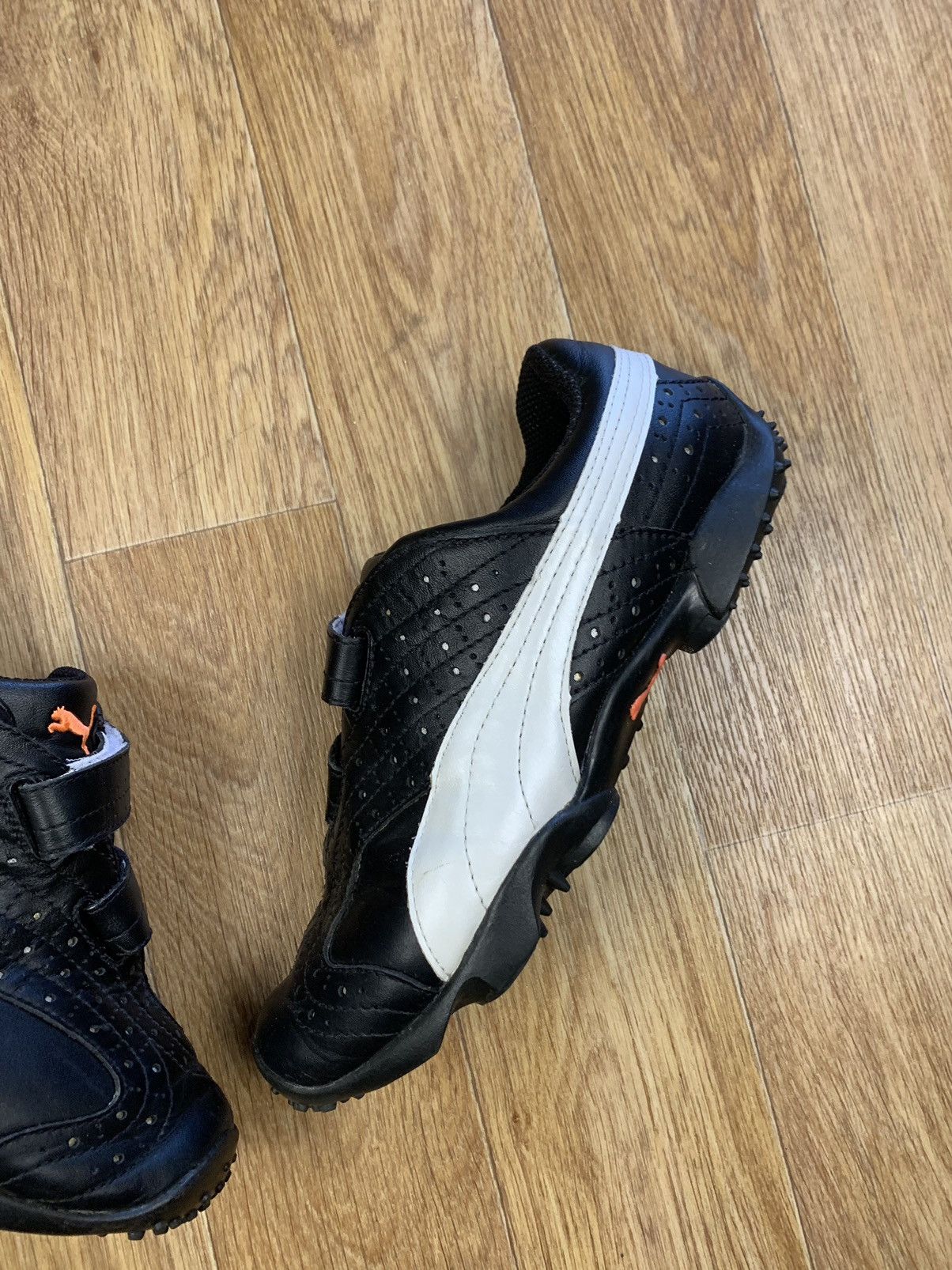 Japanese Brand Puma Mostro Rare Clasic Derby Black Leather Archive Shoes Size US 8 / IT 38 - 5 Thumbnail