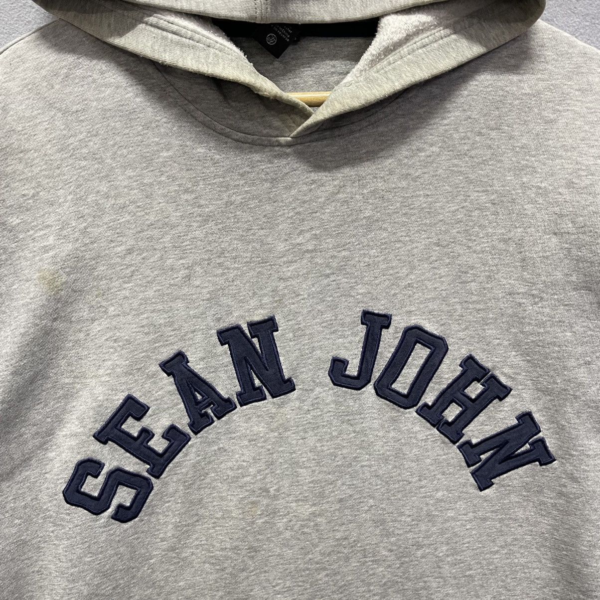 Sean John Y2K Sean John Striped Sleeve Hoodie Grey XL Size US XL / EU 56 / 4 - 3 Thumbnail