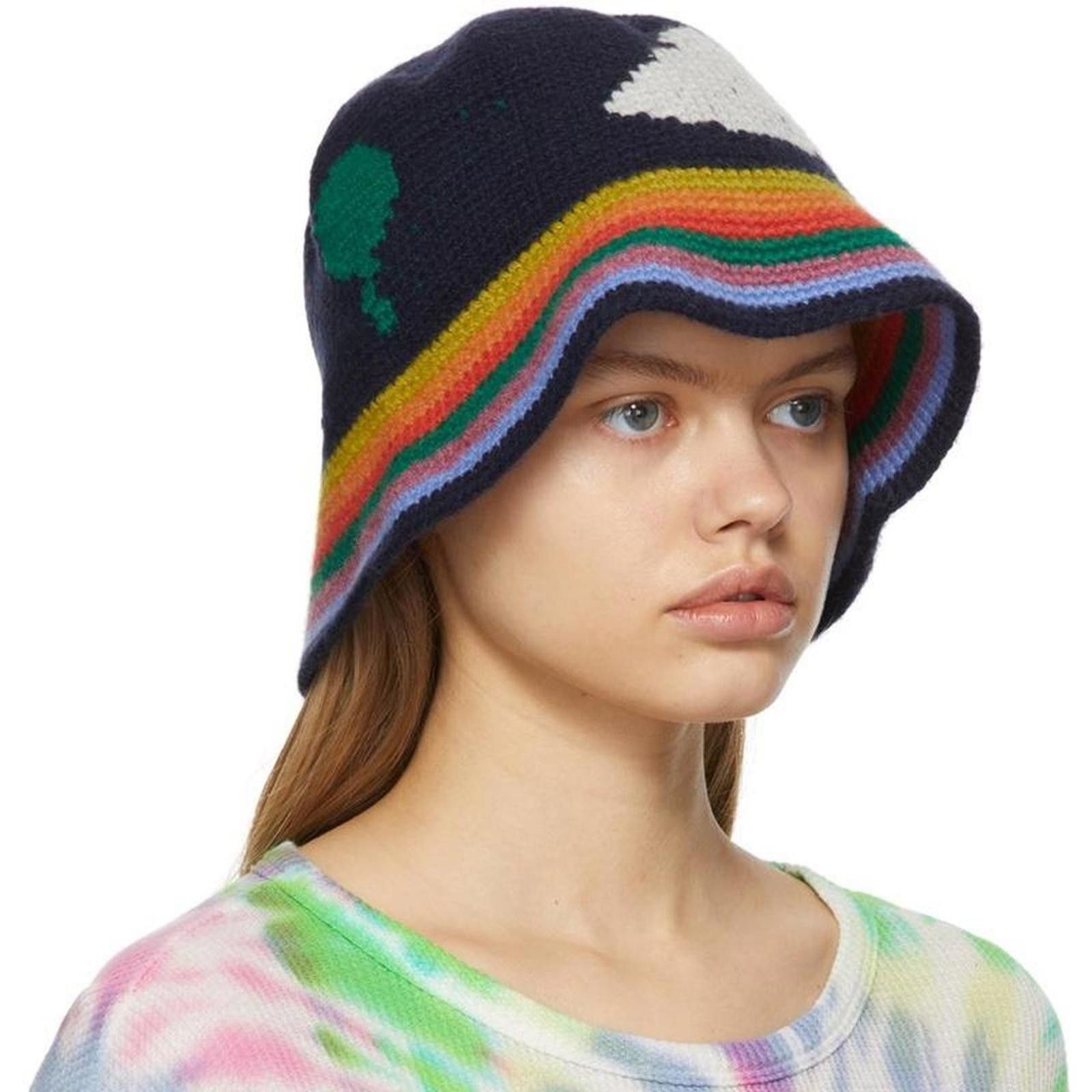 The Elder Statesman The Elder Statesman Mushroom Bucket Hat Size ONE SIZE - 3 Thumbnail
