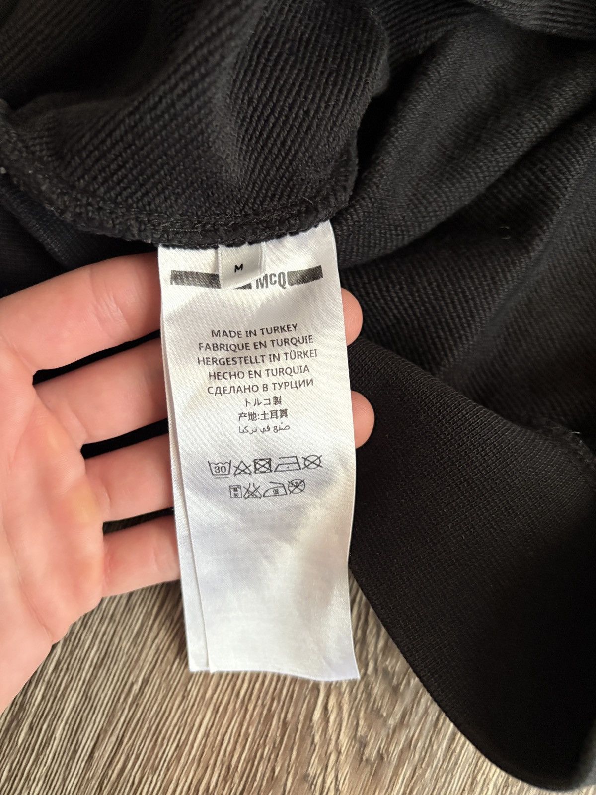 Alexander McQueen MCQ Alexander McQueen Swallow Logo Black Hoodie Size M Size M / US 6-8 / IT 42-44 - 3 Thumbnail