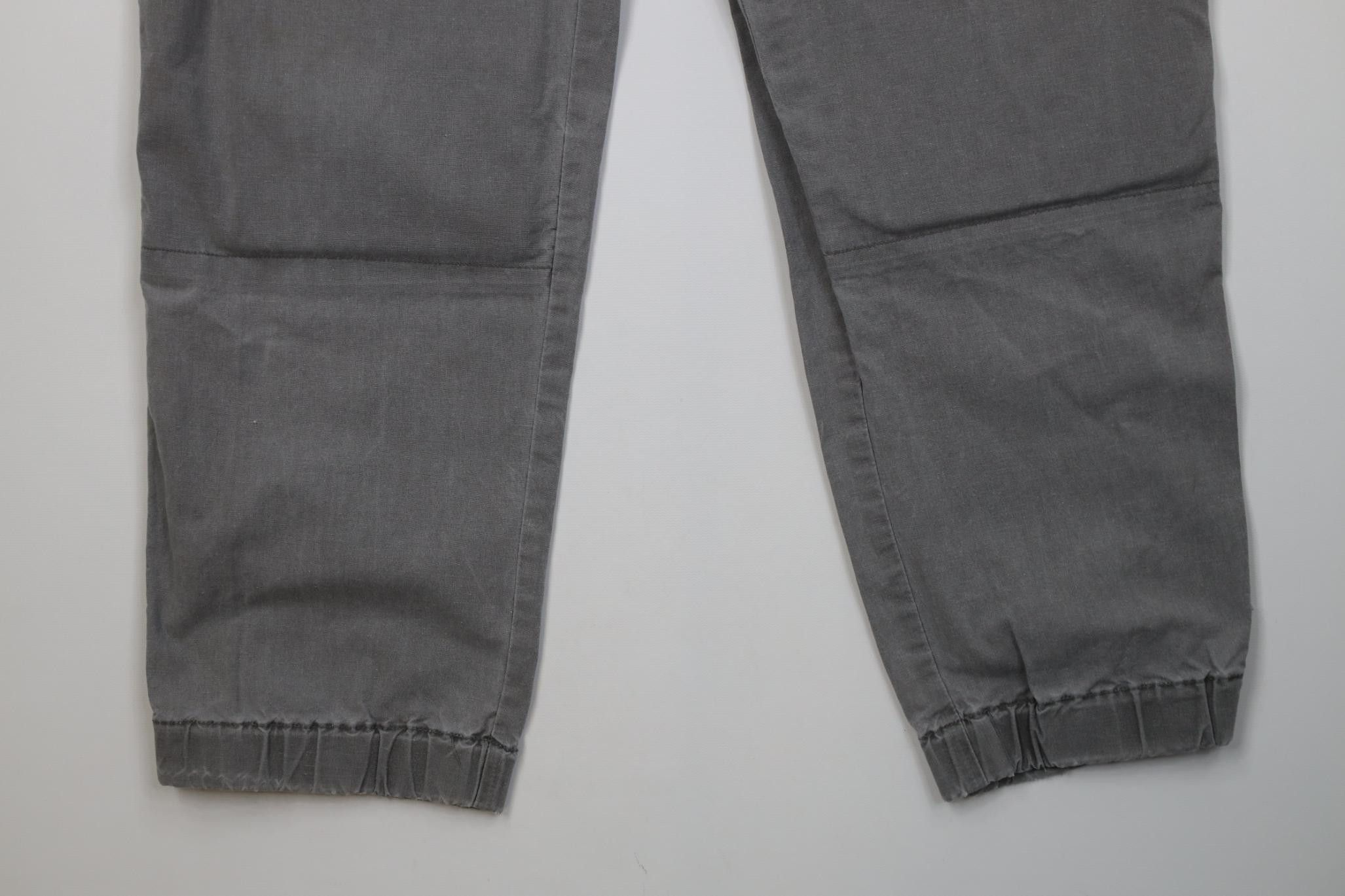 Vintage Vintage 90s Streetwear Double Knee Padded Belted Joggers Size US 36 / EU 52 - 4 Thumbnail