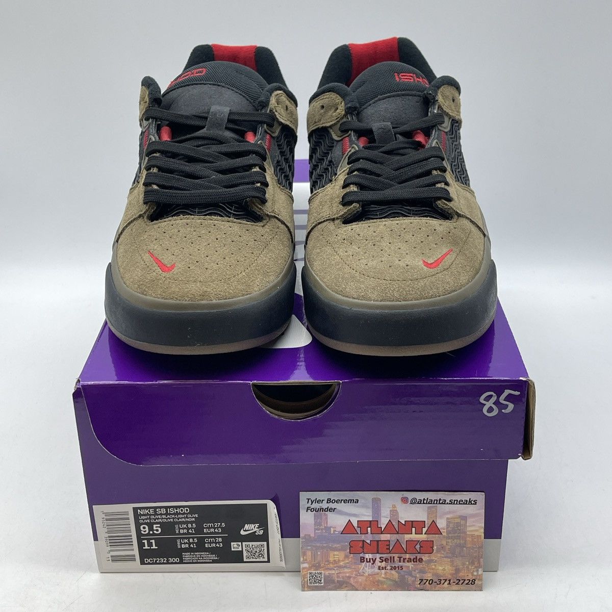 Nike Ishod wair light olive Size US 9.5 / EU 42-43 - 2 Thumbnail