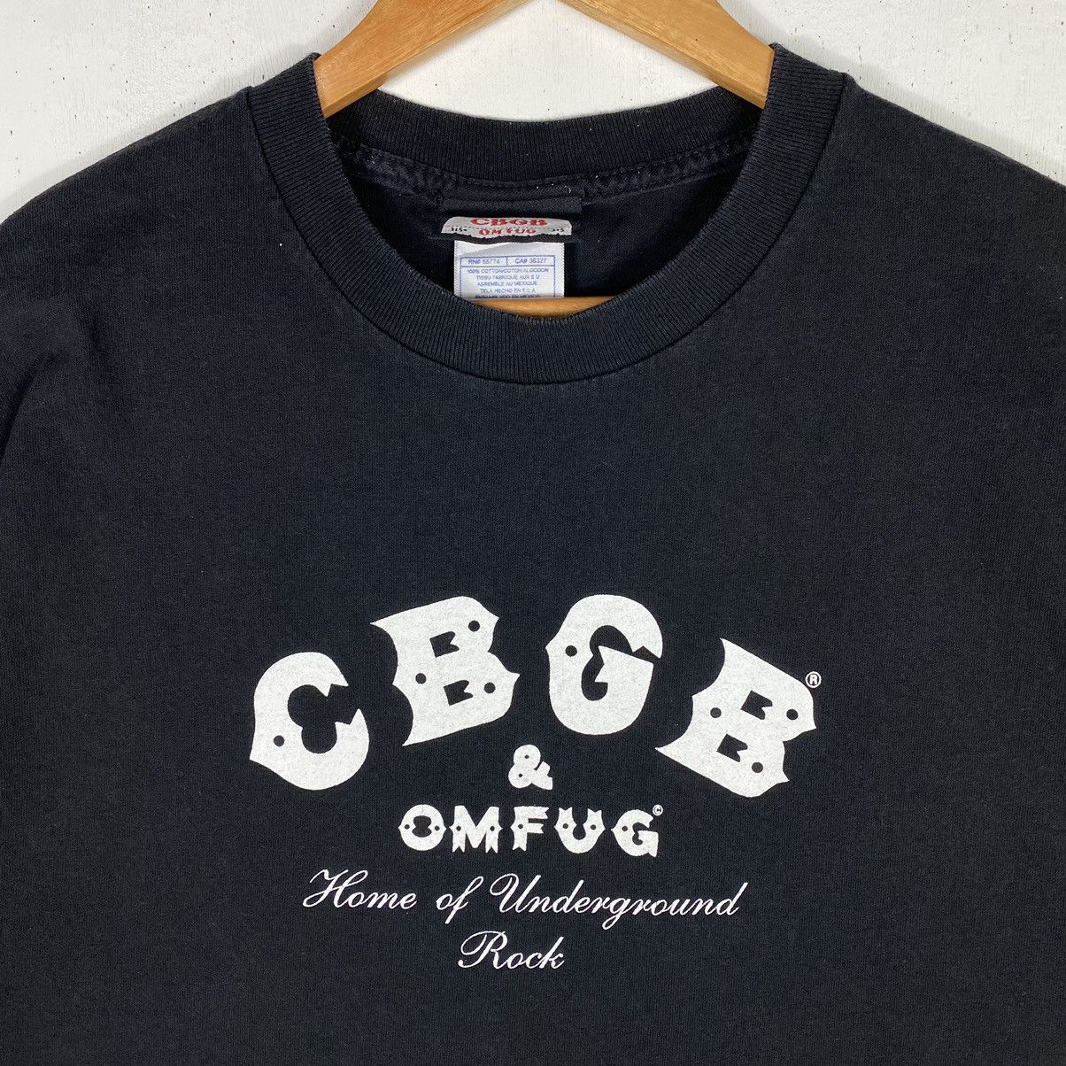 Band Tees × Vintage Vintage CBGB & OMFUG Home Of Underground Punk Bar Tee Size US L / EU 52-54 / 3 - 3 Thumbnail