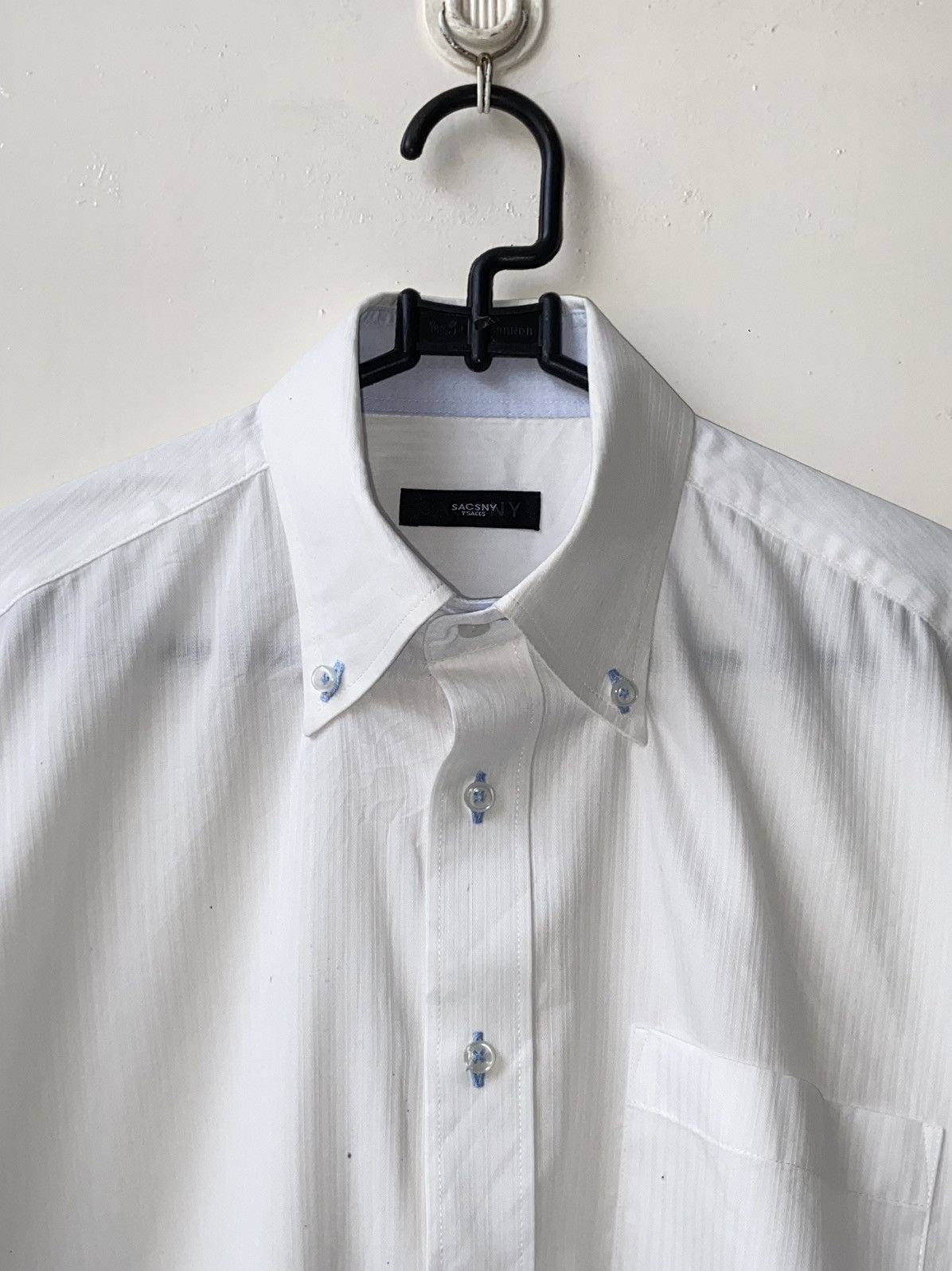 Designer × Japanese Brand × Yohji Yamamoto SACSNY Y’SACCS White Shirt Size US M / EU 48-50 / 2 - 4 Thumbnail