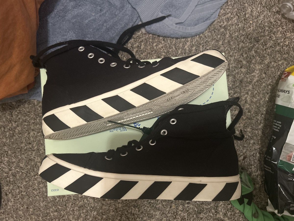 Off-White Off white vulc mid-top Size US 11.5 / EU 44-45 - 1 Thumbnail