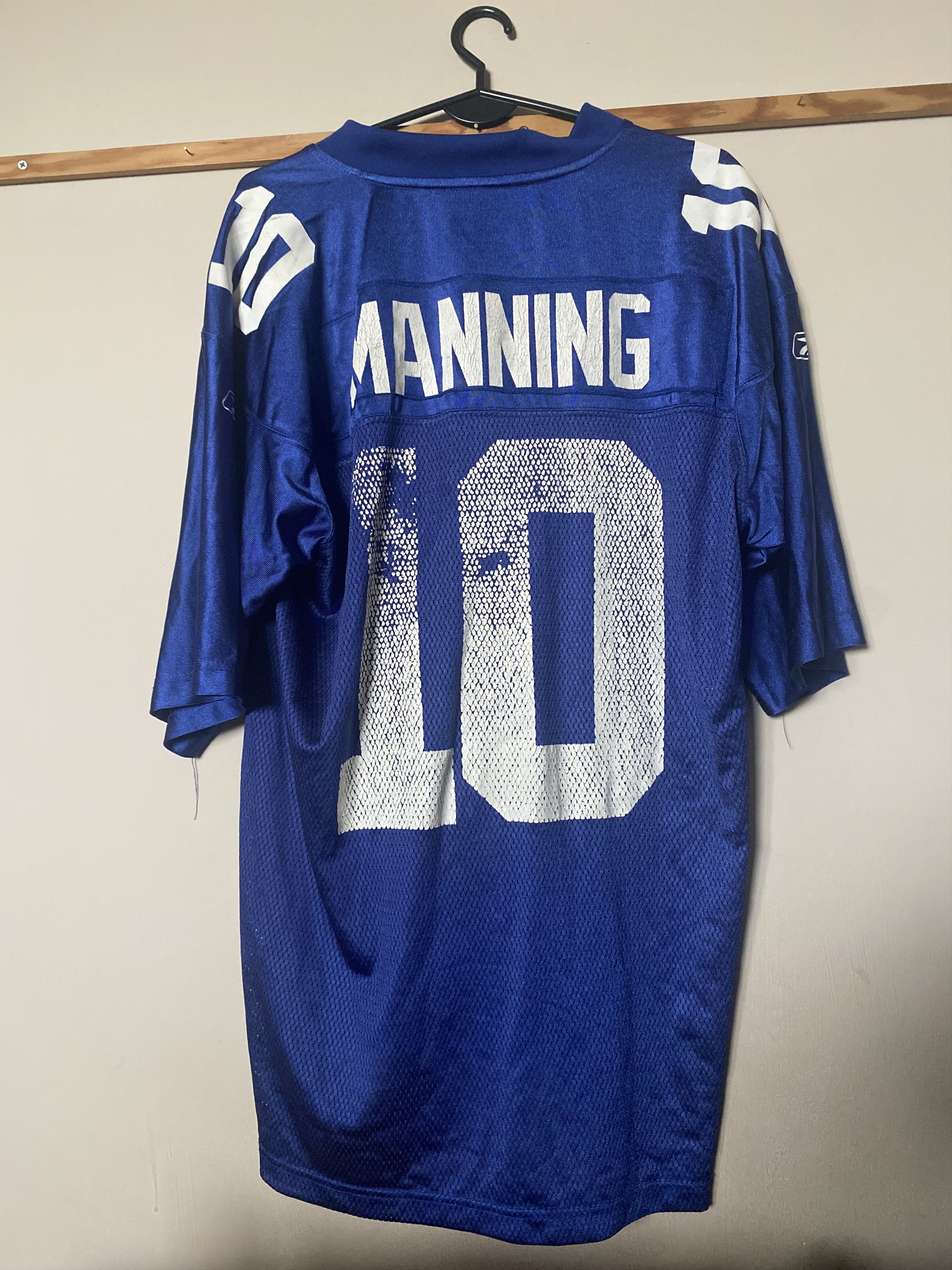 Reebok Vintage NFL Equipment - No. 10 MANNING - L - Reebok - UNIQUE Size US L / EU 52-54 / 3 - 1 Thumbnail
