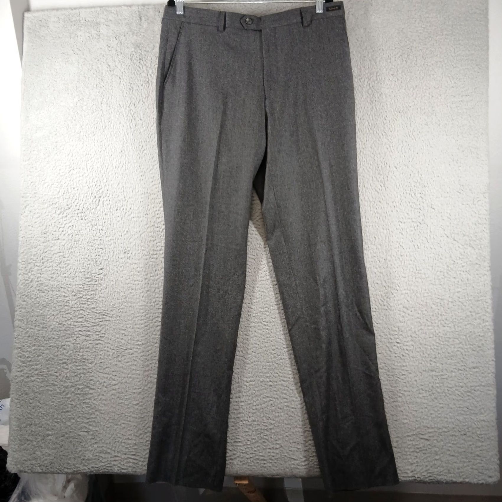 Jos. A. Bank Jos. A. Bank Reserve Wool Cashmere Pants Tailored Fit Grey 36R NWT Size US 36 / EU 52 - 2 Thumbnail