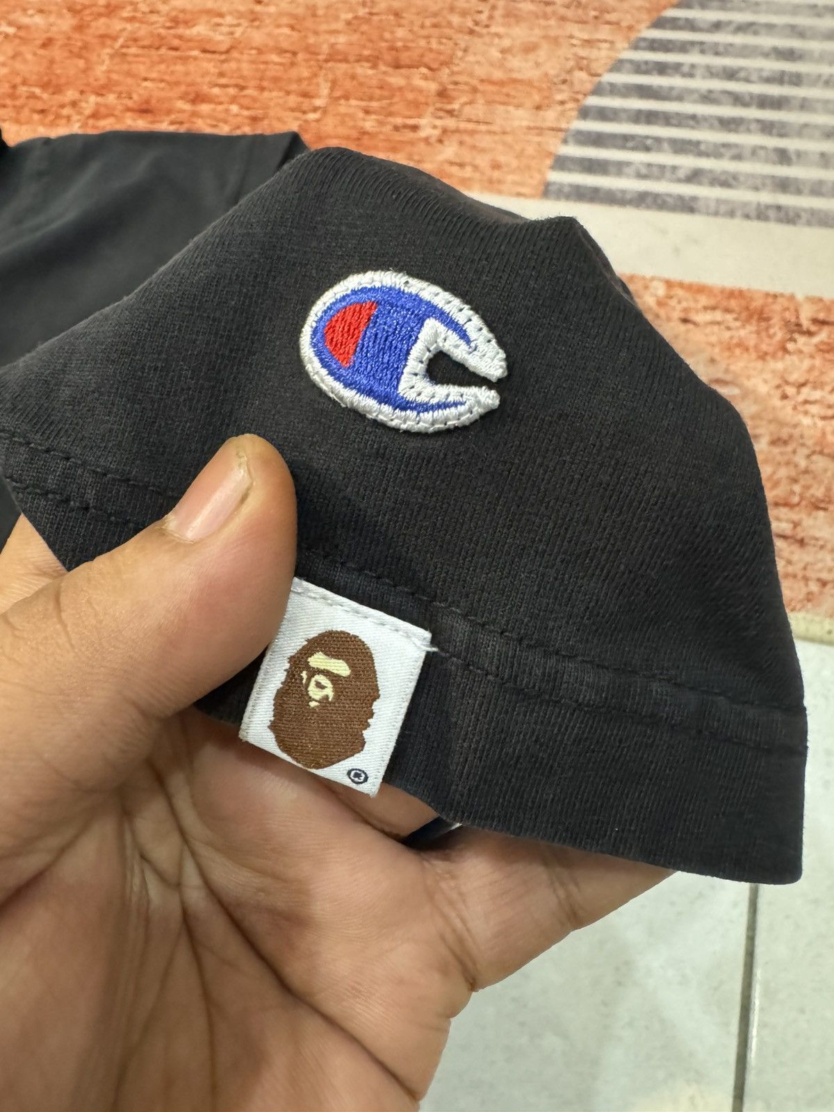 Bape × Champion Vintage A Bathing ape X Champion tee Size US M / EU 48-50 / 2 - 5 Thumbnail