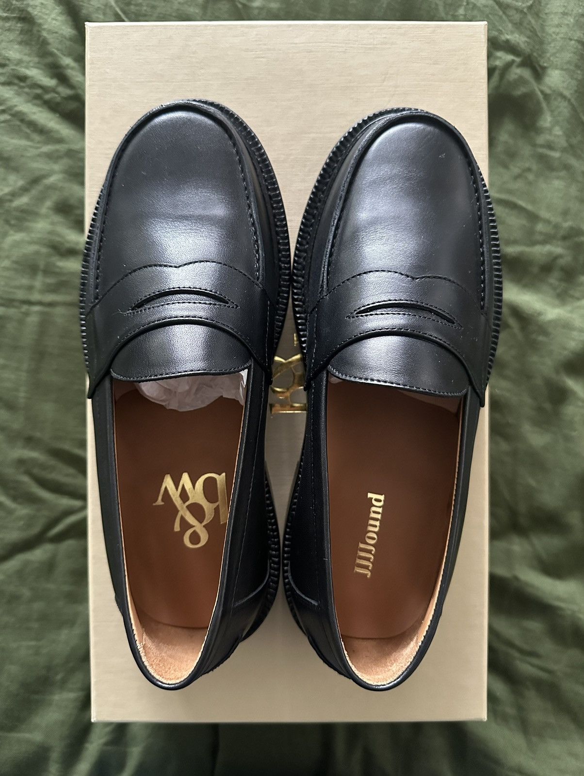 Blackstock & Weber × Jjjjound JJJJound B&W Ellis Penny Loafer | Grailed