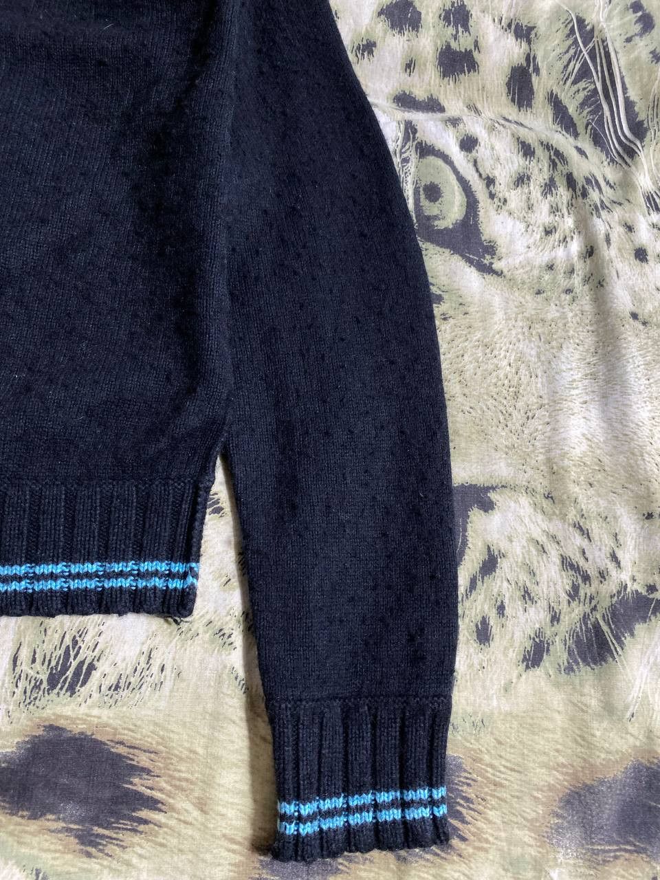 Quiksilver × Vintage 00s VINTAGE QUIKSILVER Knitted Big Logo Surf Style Sweater Size US XL / EU 56 / 4 - 11 Thumbnail