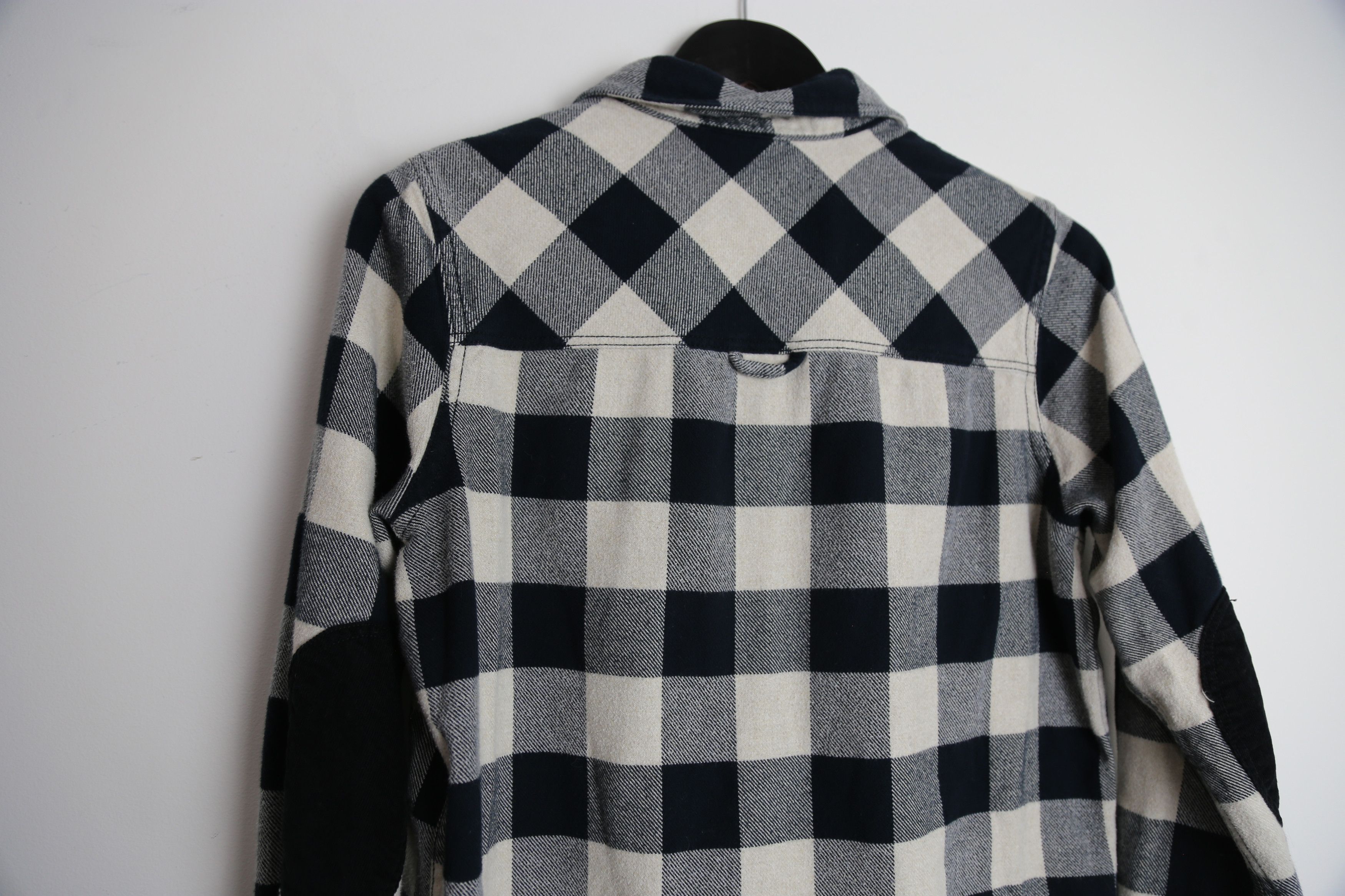Roots Roots Mens Plaid Elbow Patch Flannel Long Sleeve Shirt Size US S / EU 44-46 / 1 - 6 Thumbnail