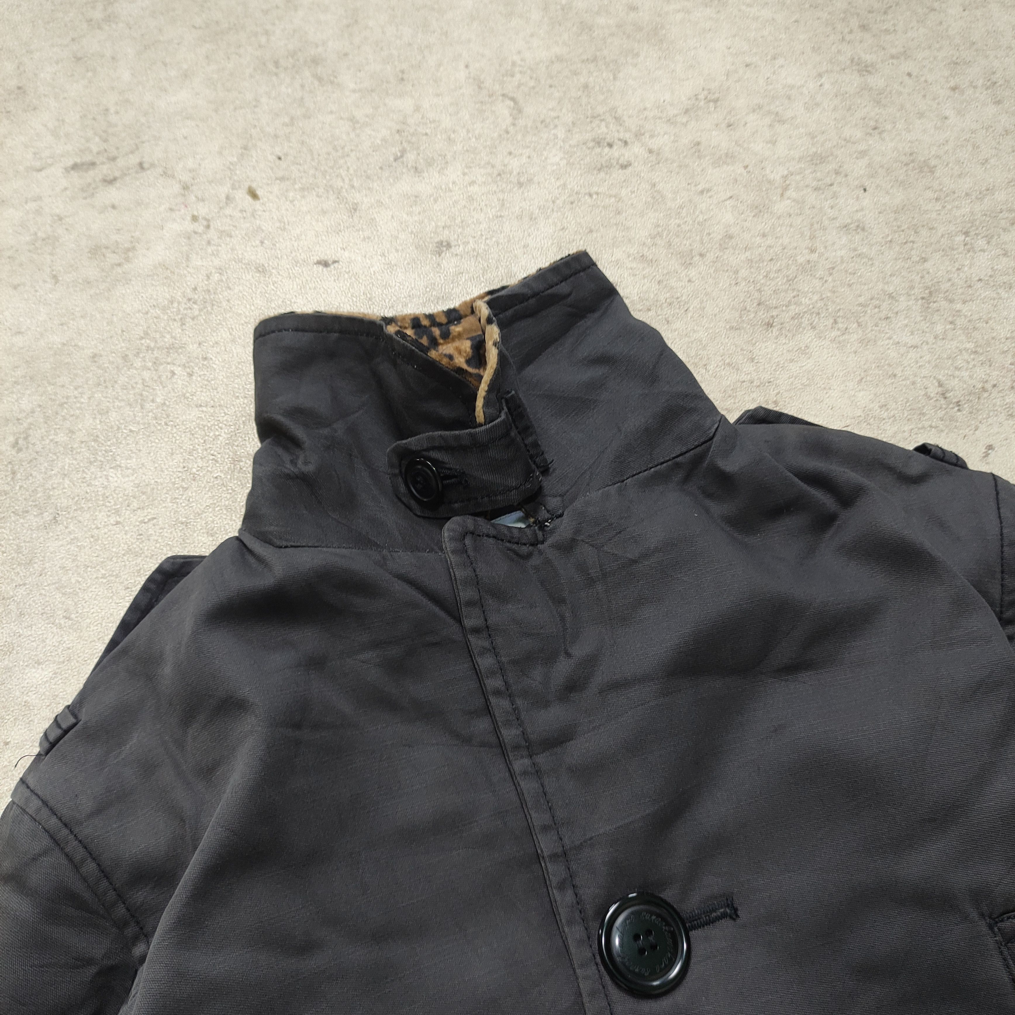 Issey Miyake Sunaokuwahara Leopard Collar Jacket Size US M / EU 48-50 / 2 - 2 Thumbnail