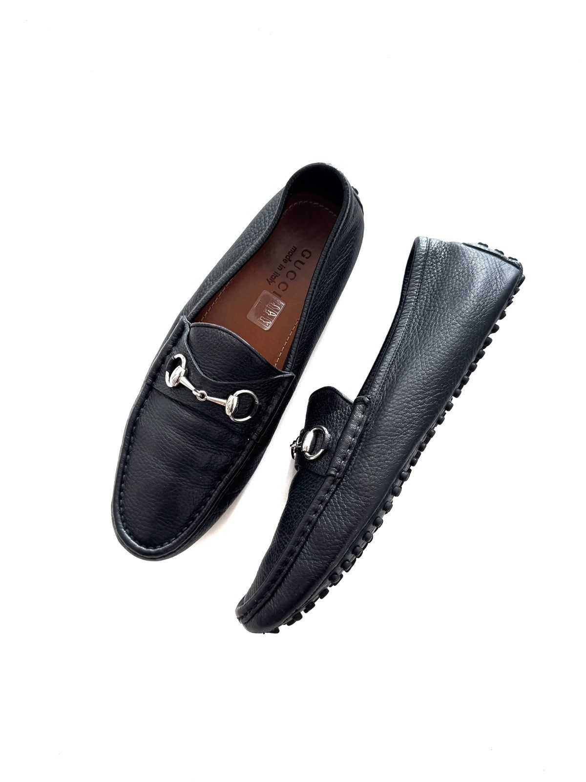 Gucci Gucci Loafers Leather Black Size US 8.5 / EU 41-42 - 1 Thumbnail