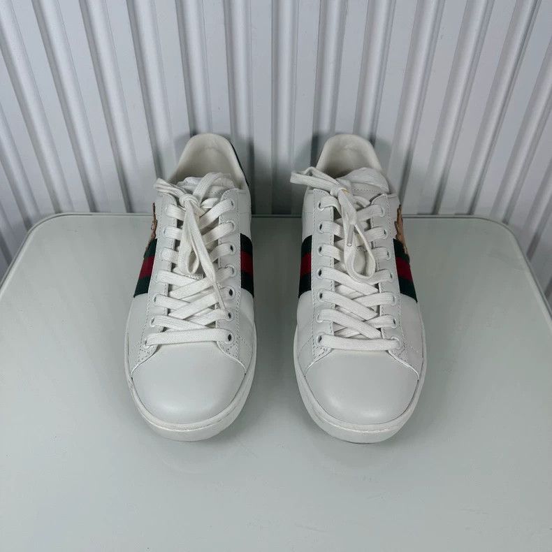 Gucci Gucci Doraemon ACE Embroidery White Sneakers-2505 Size US 5.5 / EU 38 - 2 Thumbnail