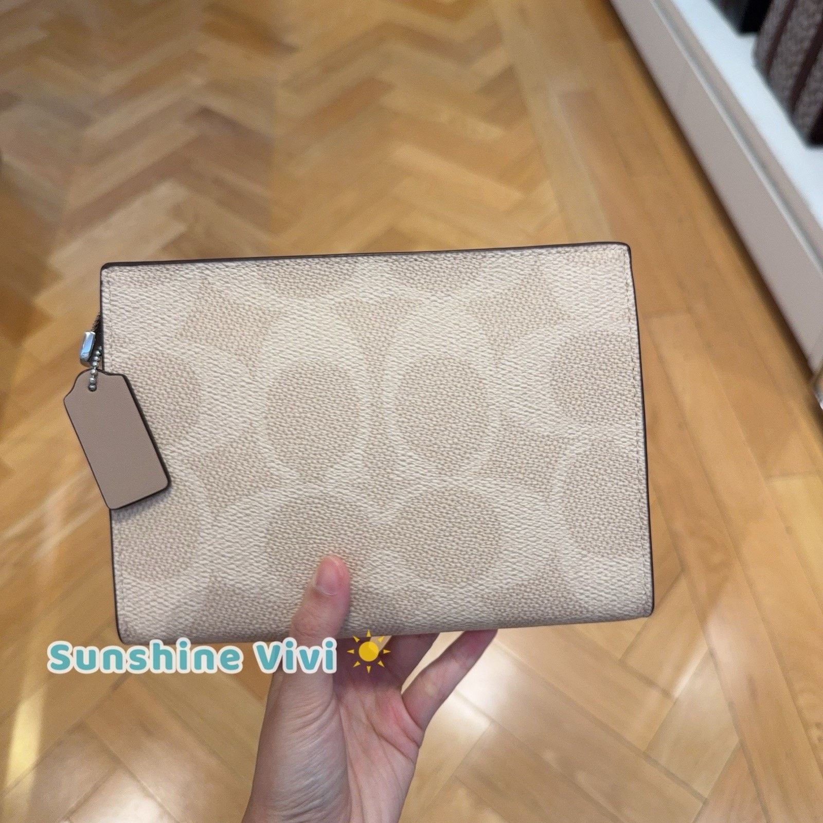 Coach NWT Coach Slim Crossbody Bag CAR12 Silver/Sand/Taupe Size ONE SIZE - 3 Thumbnail