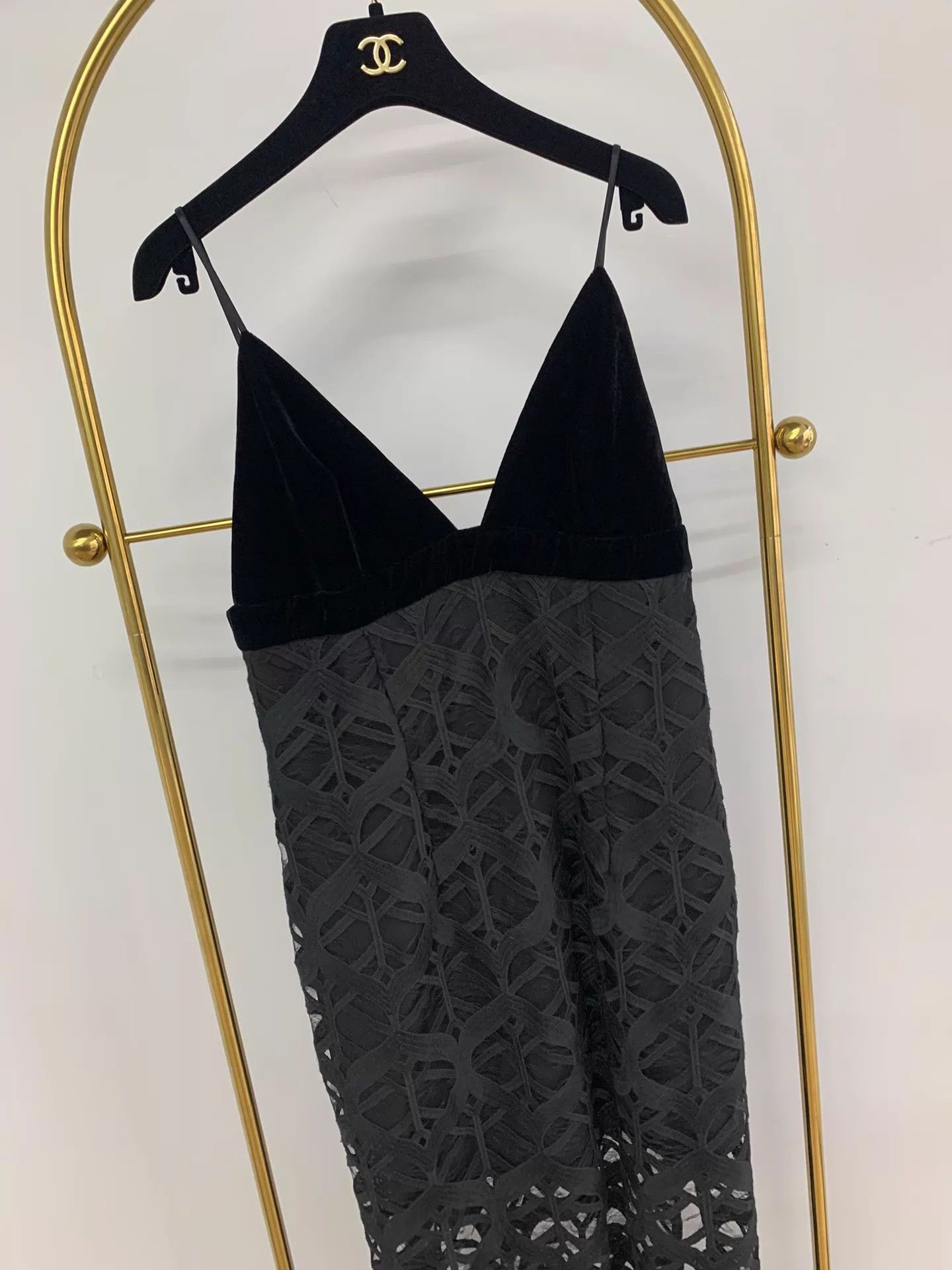 Other manningcartell black velvet & lace cami dress size 12 new Size XL / US 12-14 / IT 48-50 - 2 Thumbnail