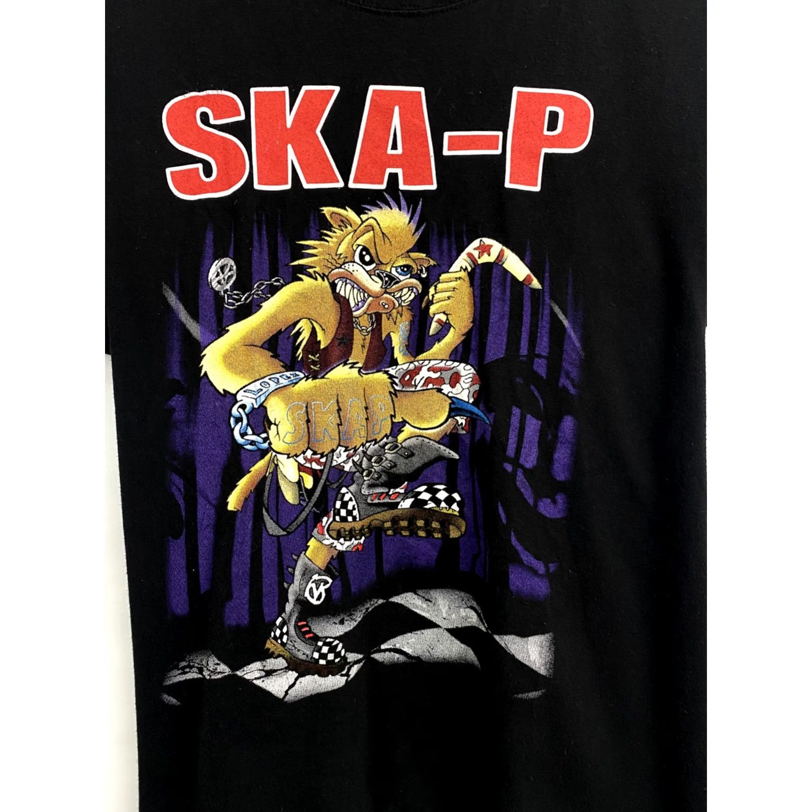 Vintage Vintage Ska-P Punk Band Printed T Shirt Black M Men 90s KS-Punk Style Shirt Size US M / EU 48-50 / 2 - 4 Thumbnail